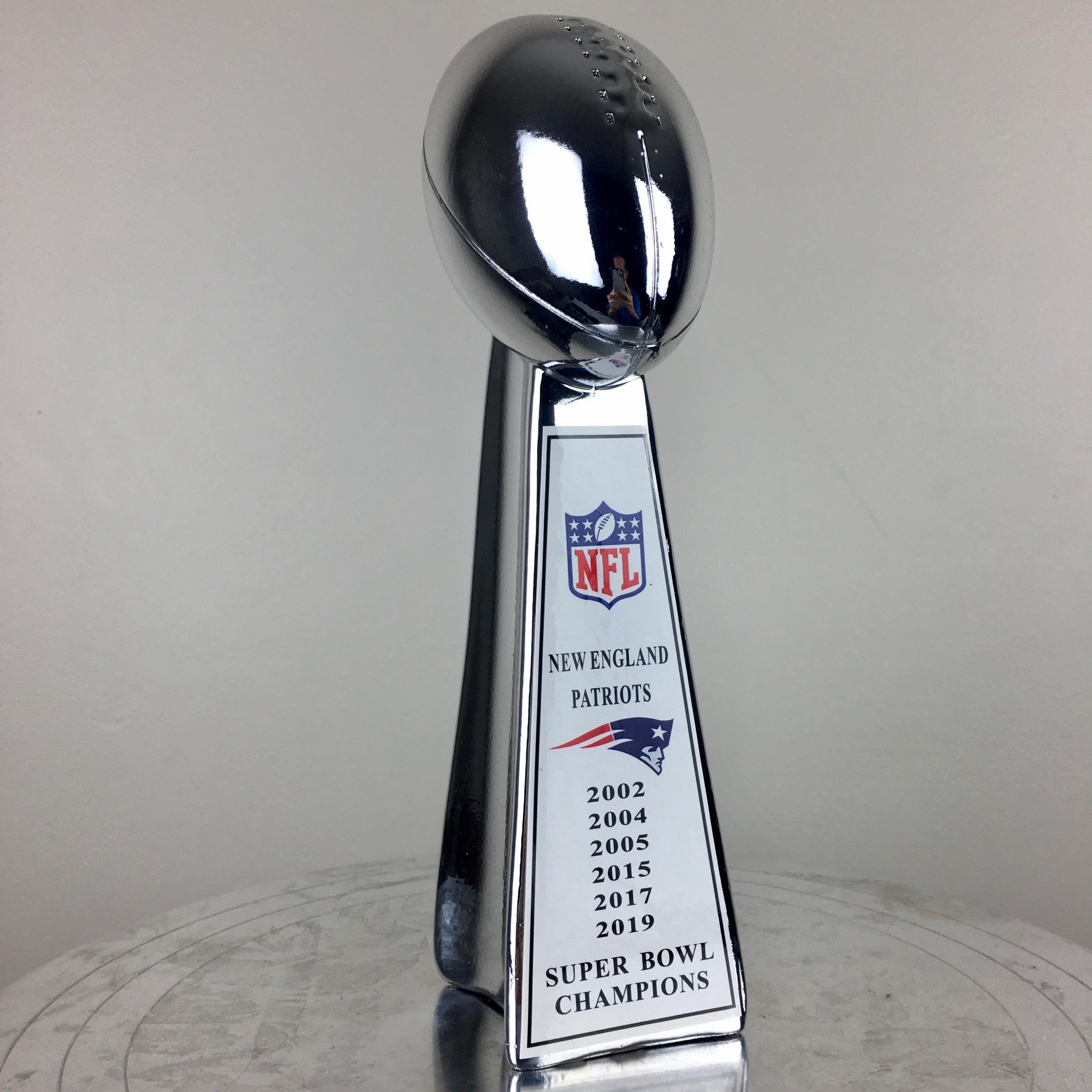 New England Patriots Super Bowl Trophy