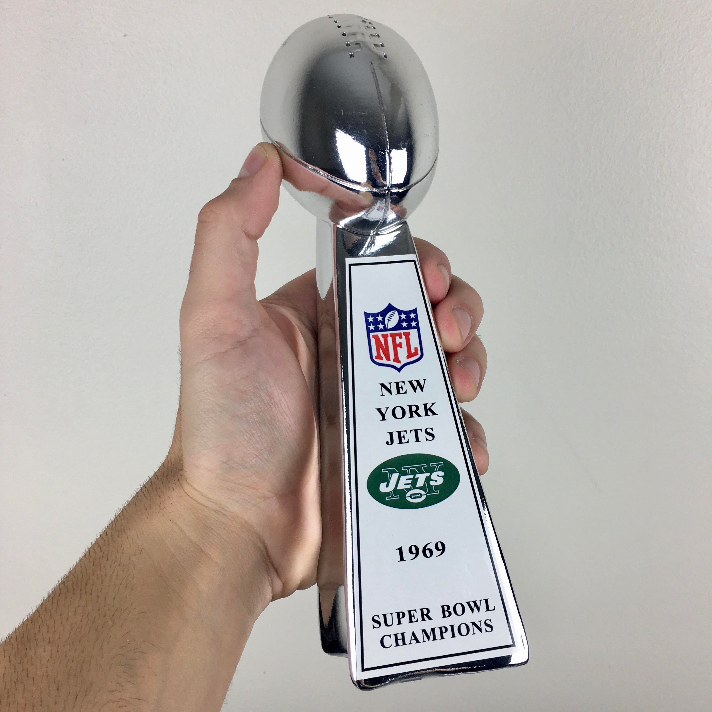 New York Jets Super Bowl Trophy