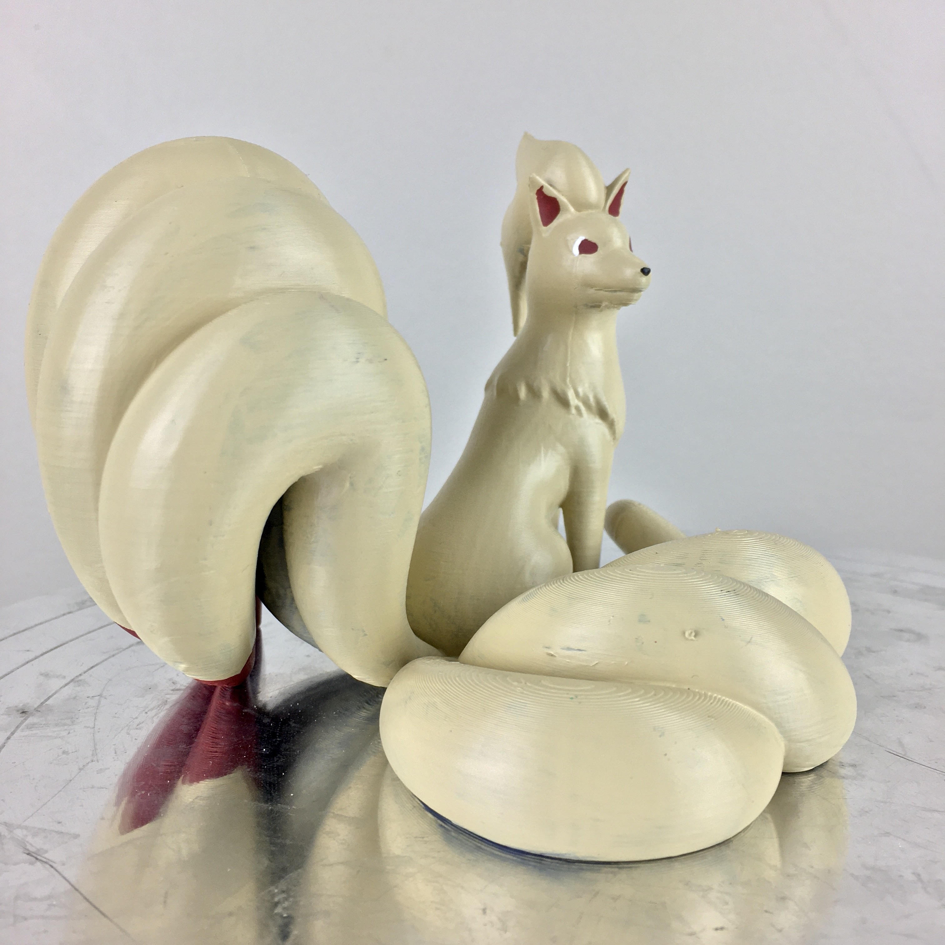 Ninetales Figure 3D Printed Hand Painted