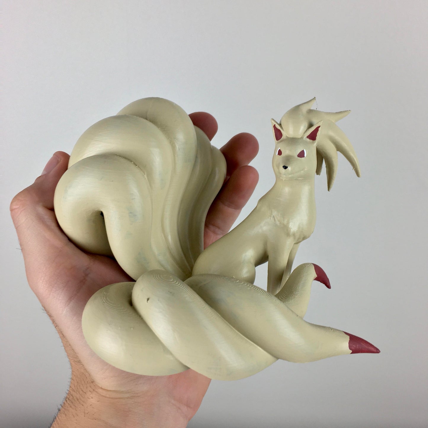 Ninetales Figure 3D Printed Hand Painted