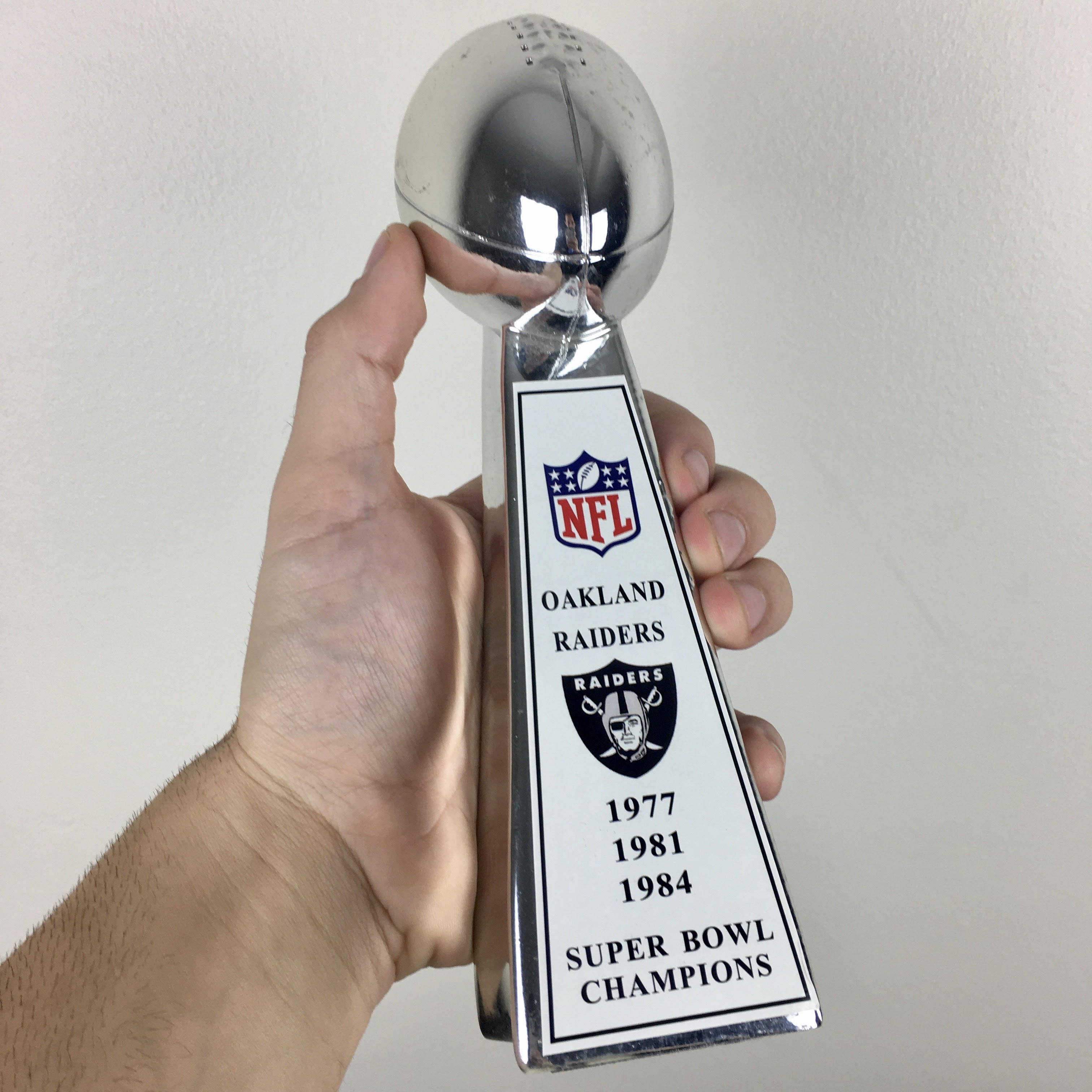 Oakland Raiders Super Bowl Trophy