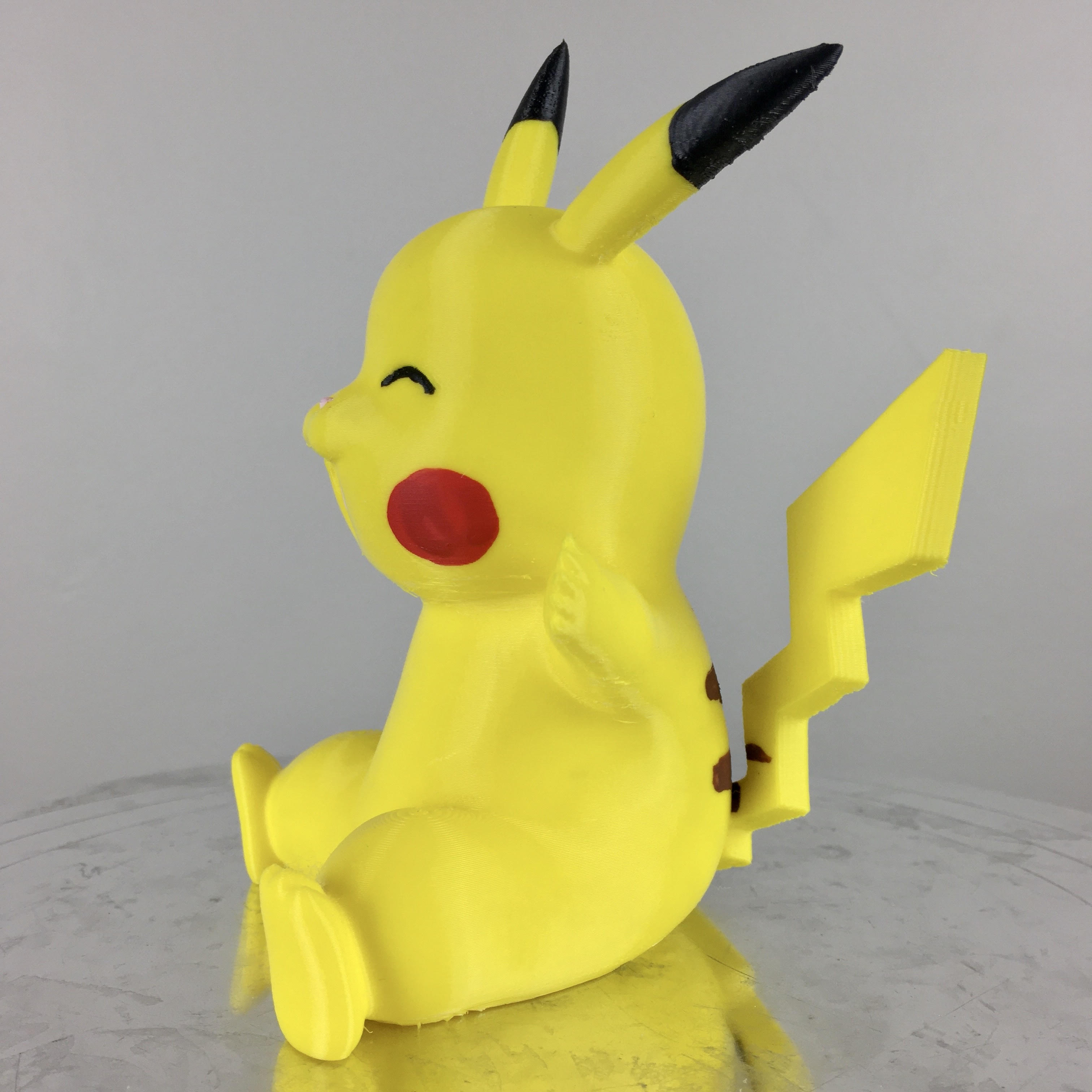 Pikachu Figure 3D Printed Hand Painted