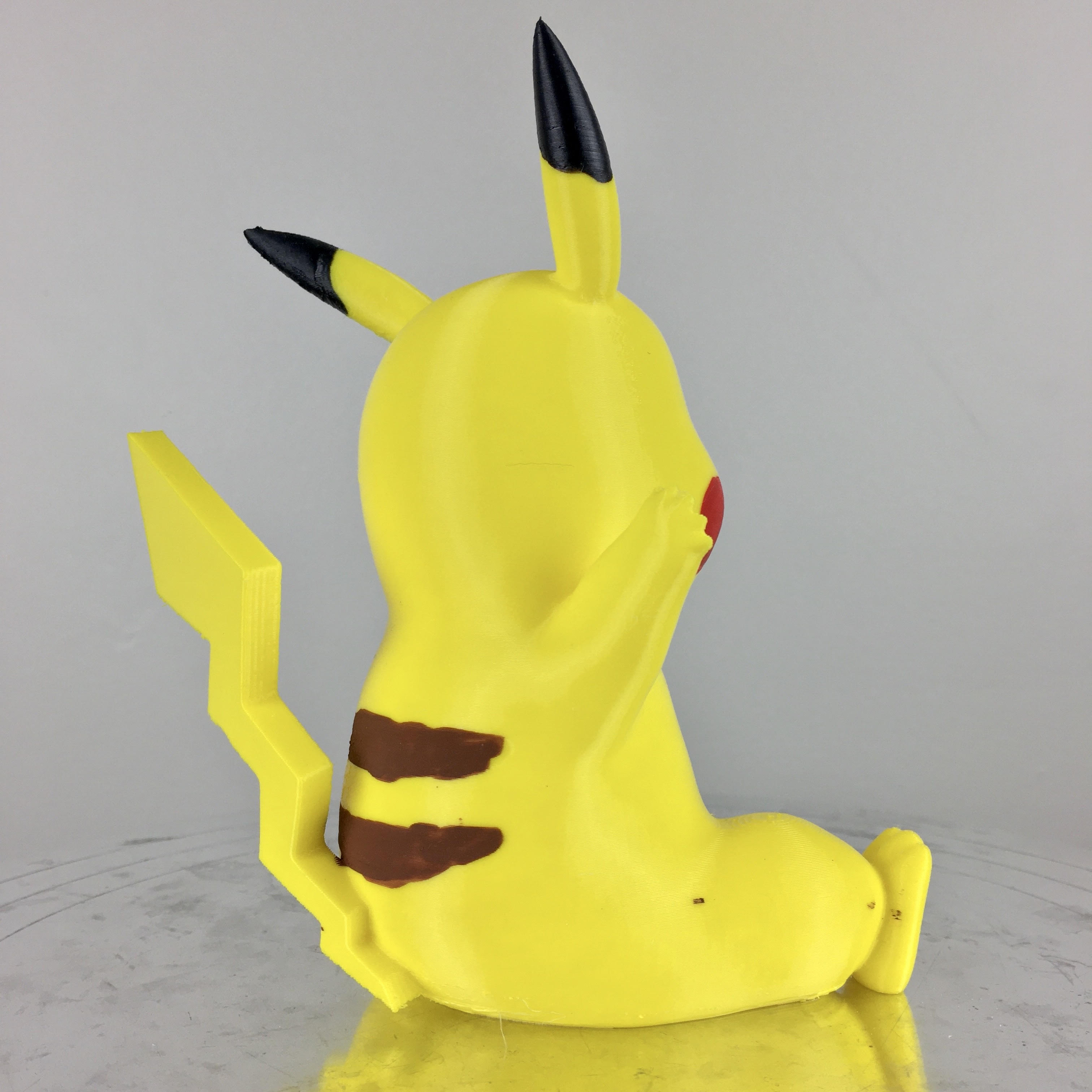 Pikachu Figure 3D Printed Hand Painted