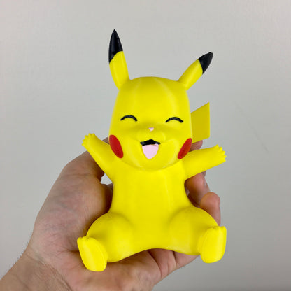 Pikachu Figure 3D Printed Hand Painted