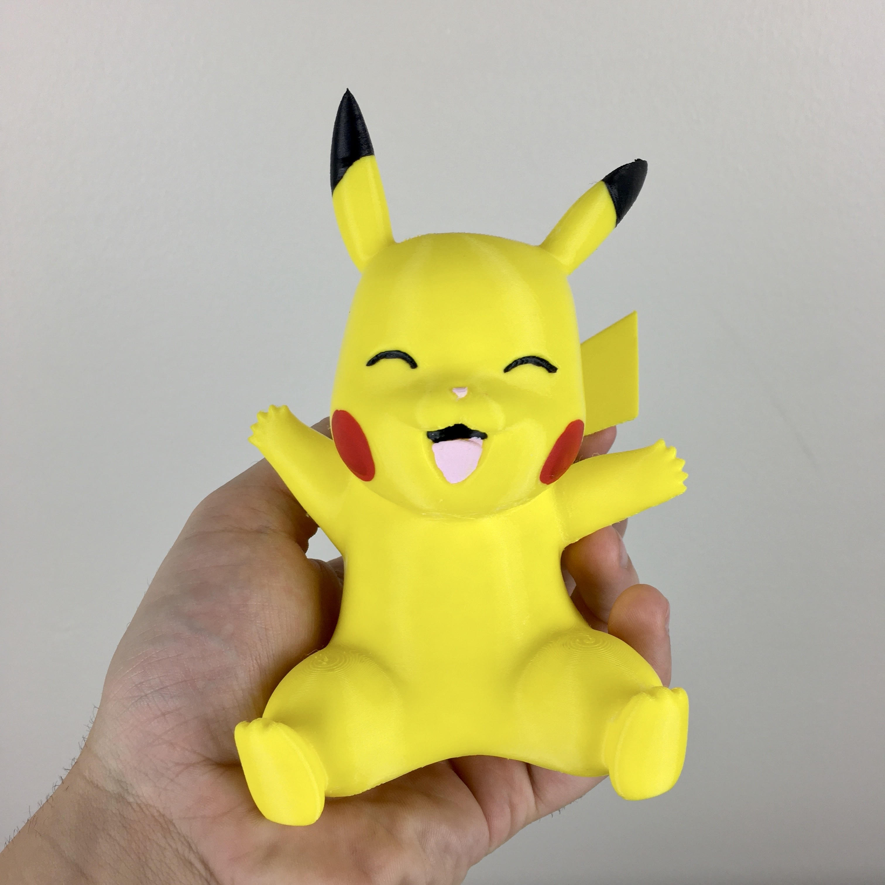 Pikachu Figure 3D Printed Hand Painted