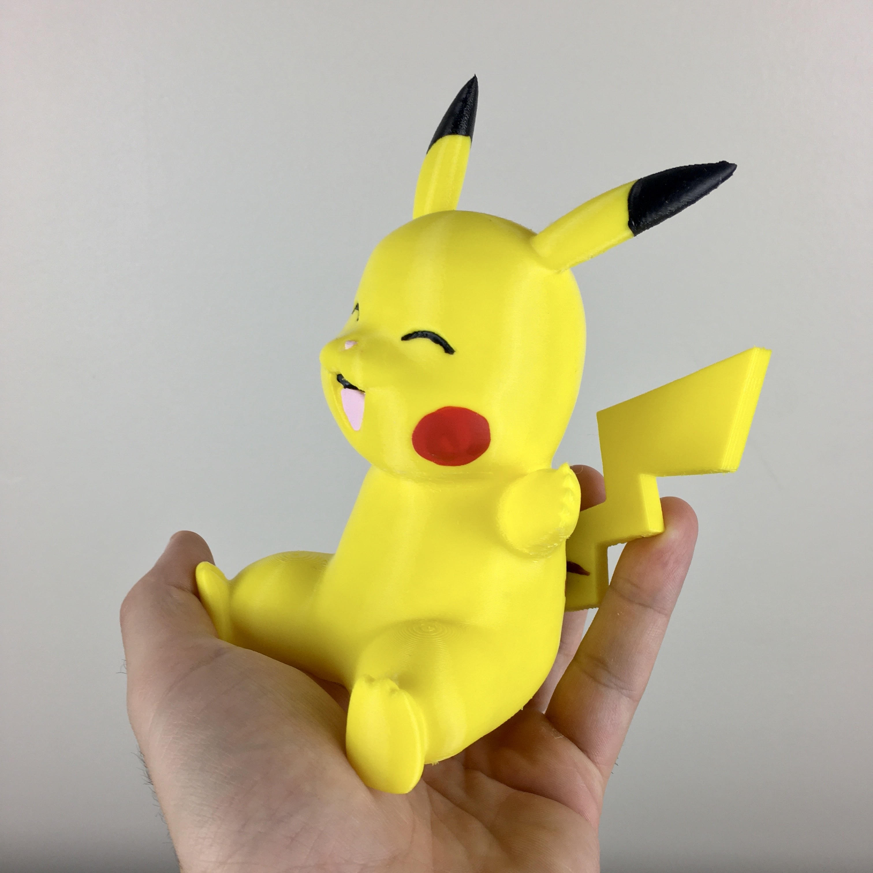 Pikachu Figure 3D Printed Hand Painted