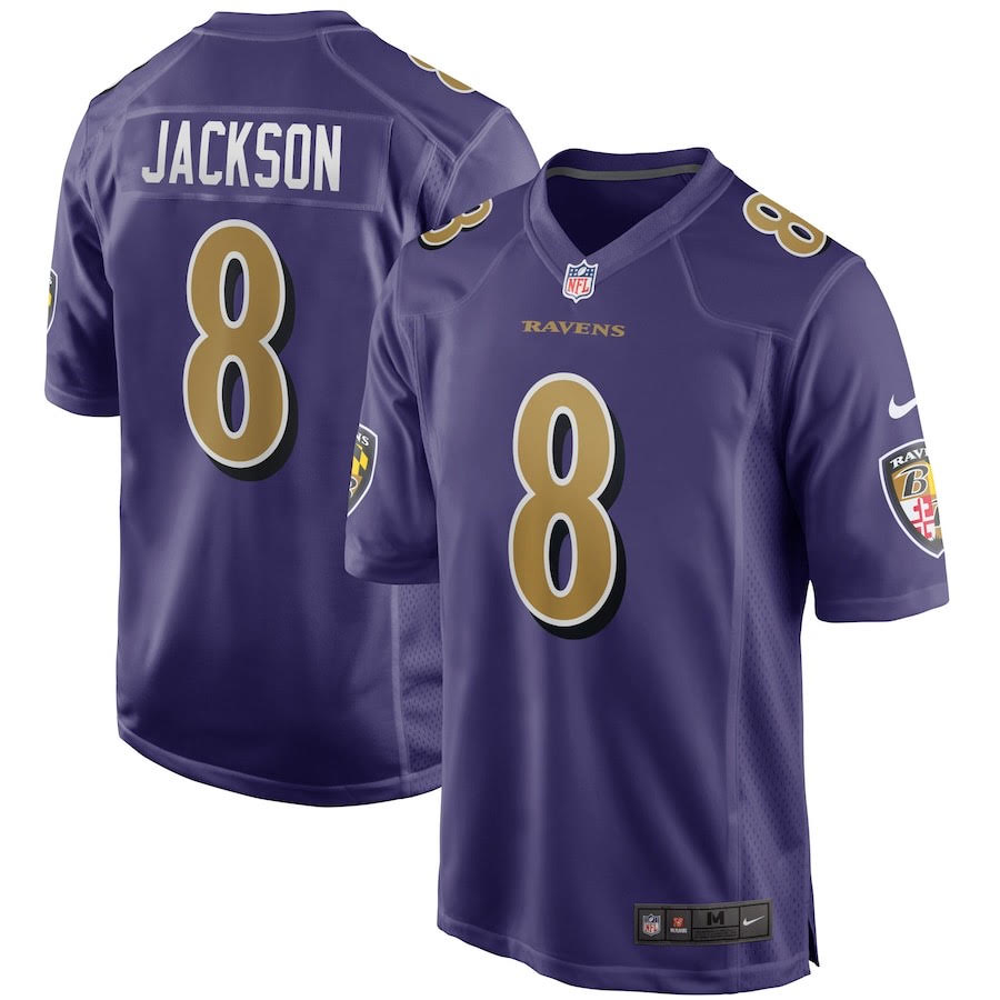 Purple Baltimore Ravens Lamar Jackson Jersey