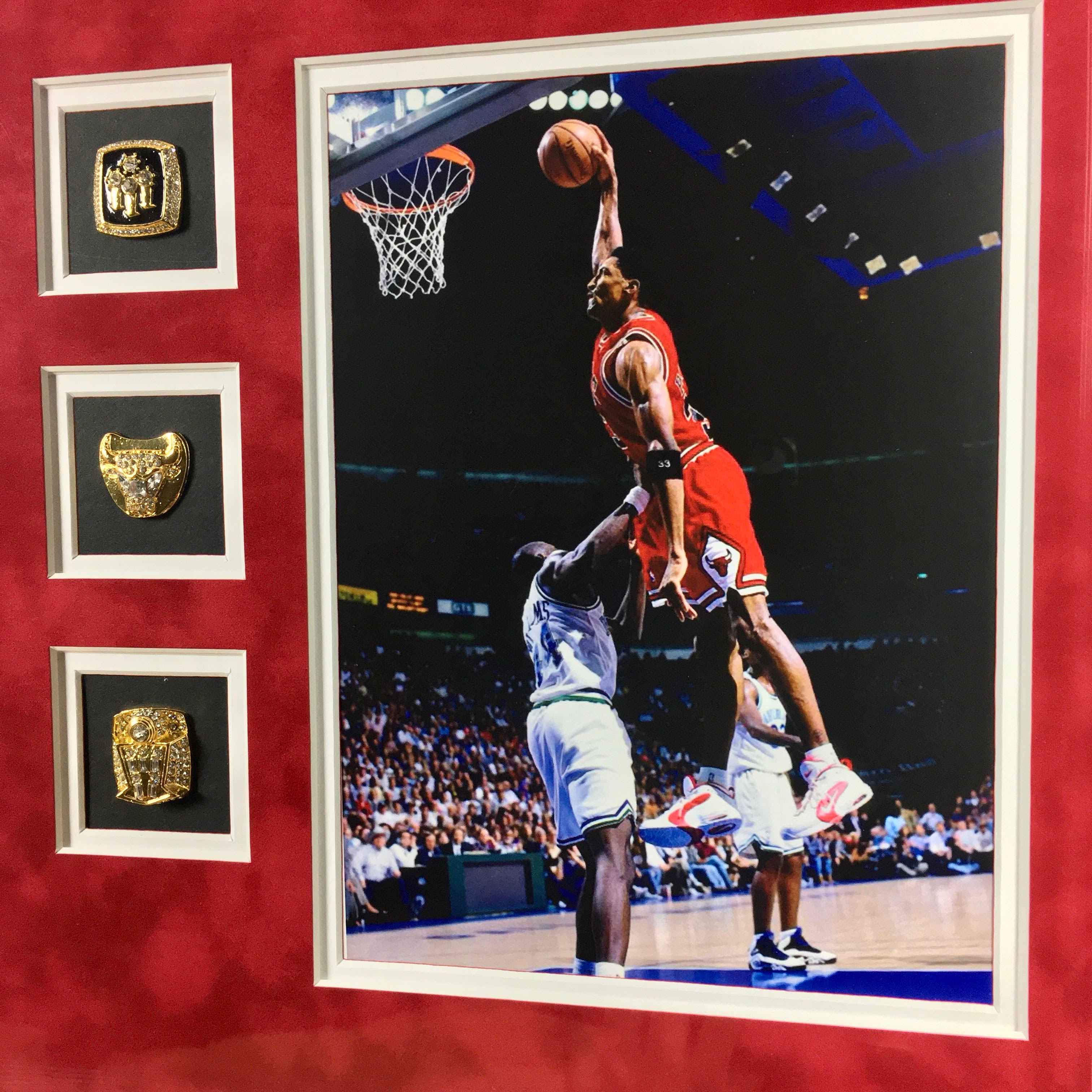 Scottie Pippen Signed Jersey Framed