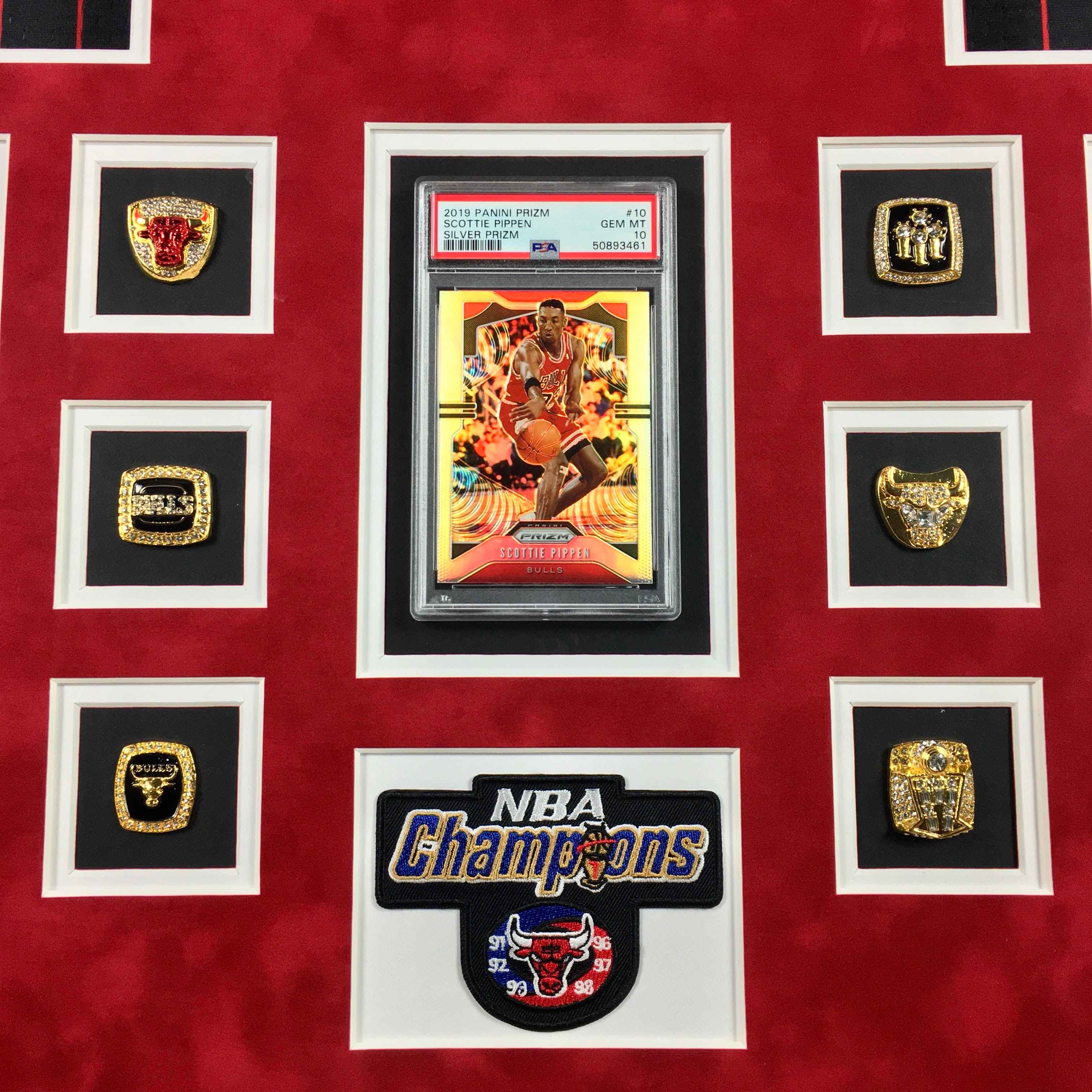 Scottie Pippen Signed Jersey Framed