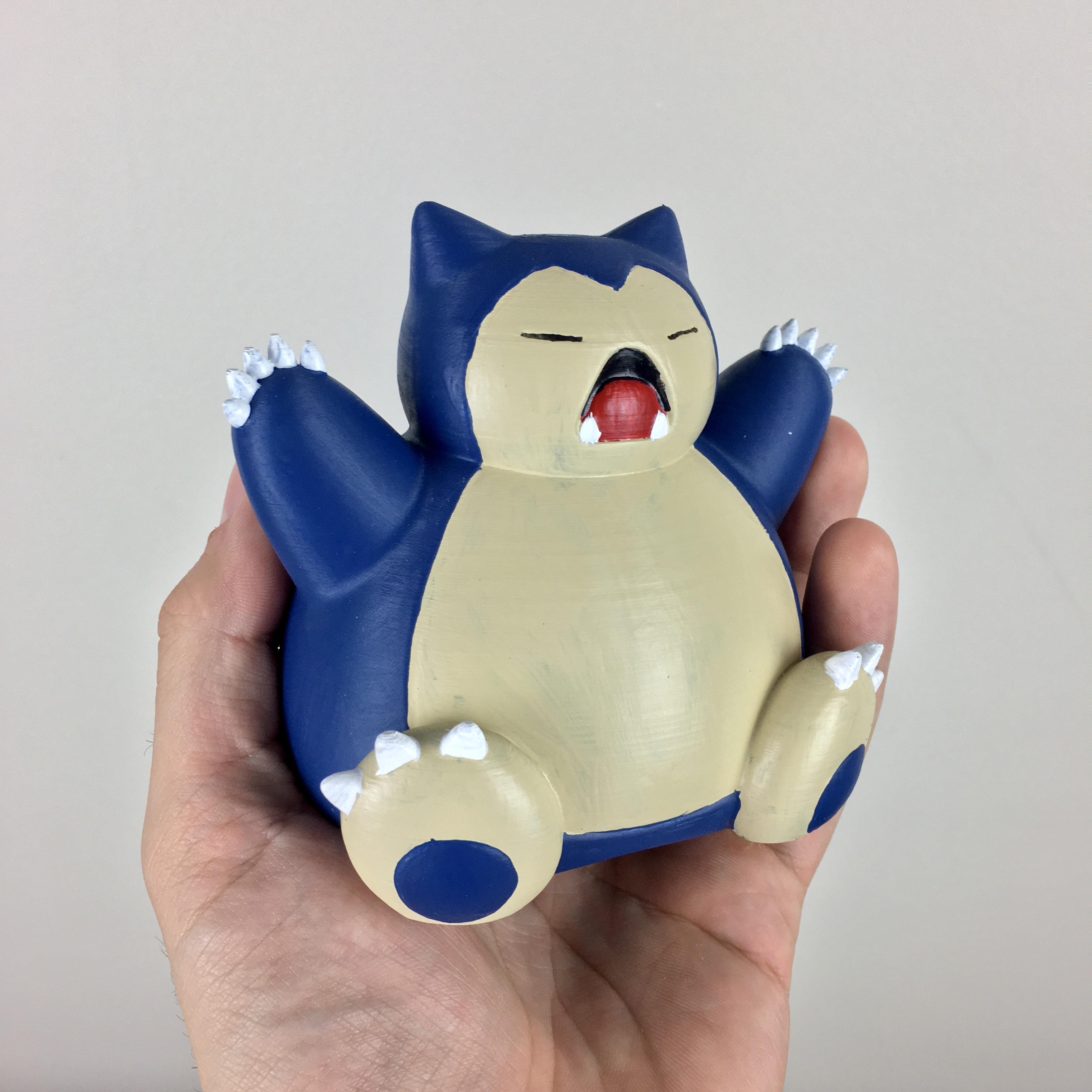 Snorlax Figure 3D Printed Hand Painted