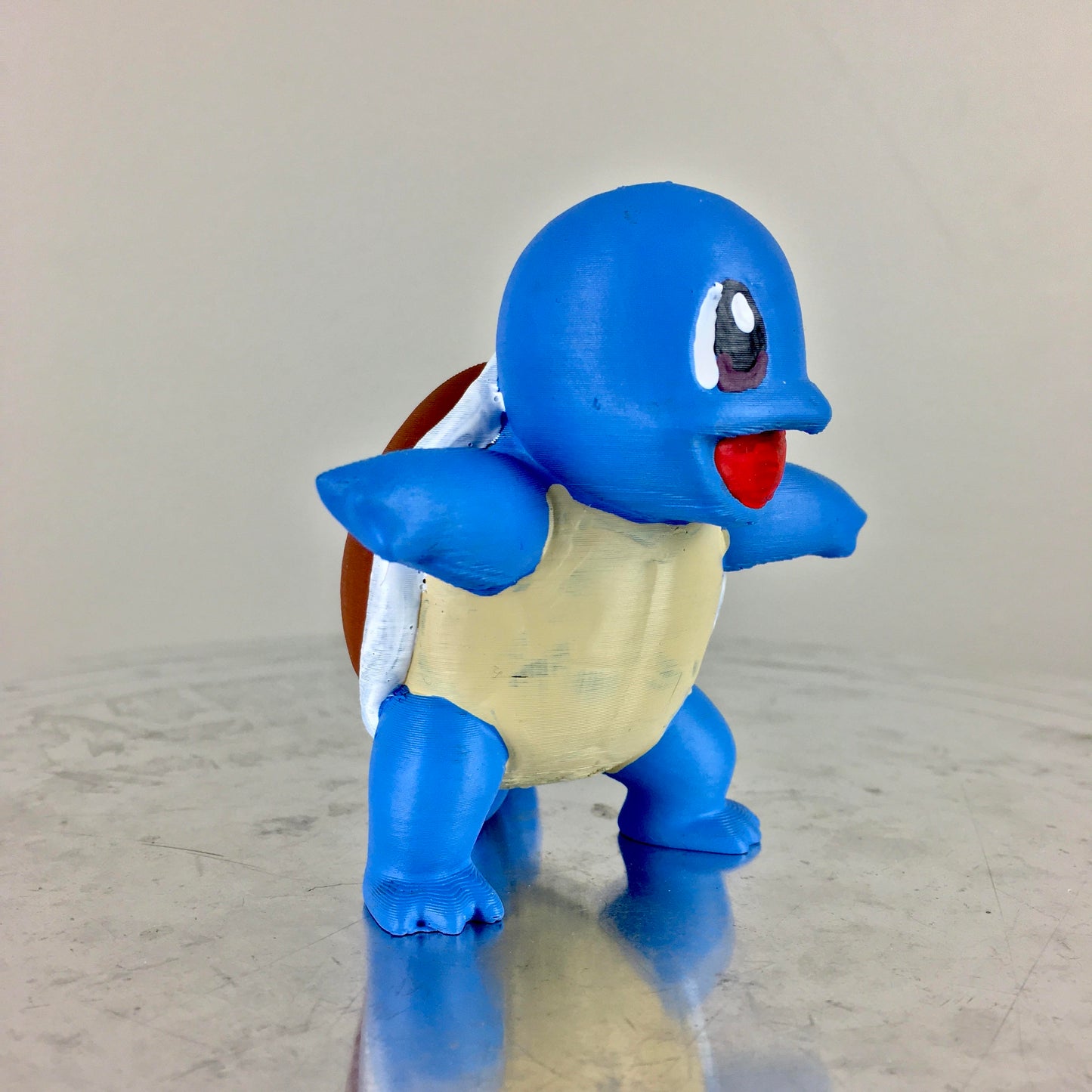 Squirtle Figure 3D Printed Hand Painted