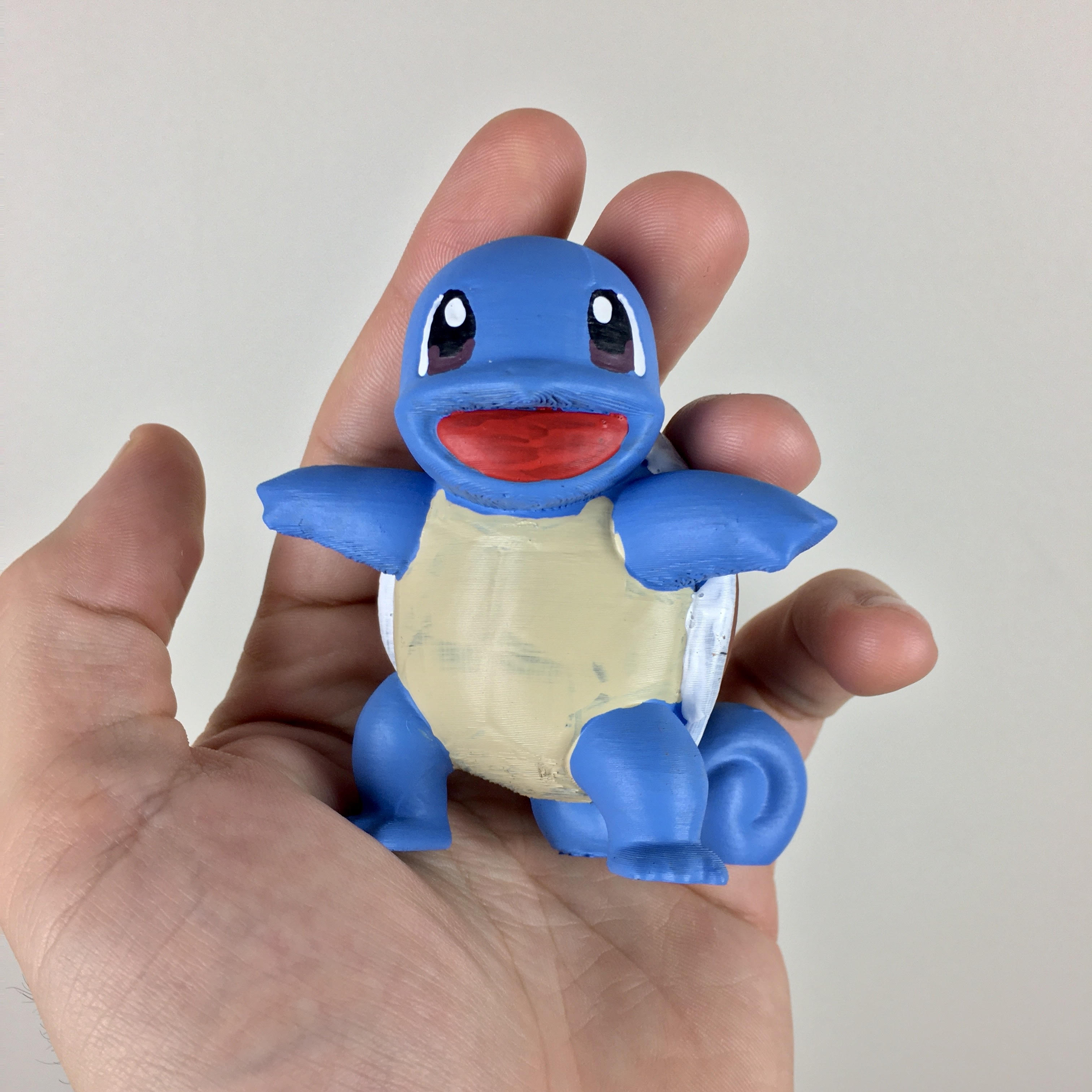 Squirtle Figure 3D Printed Hand Painted