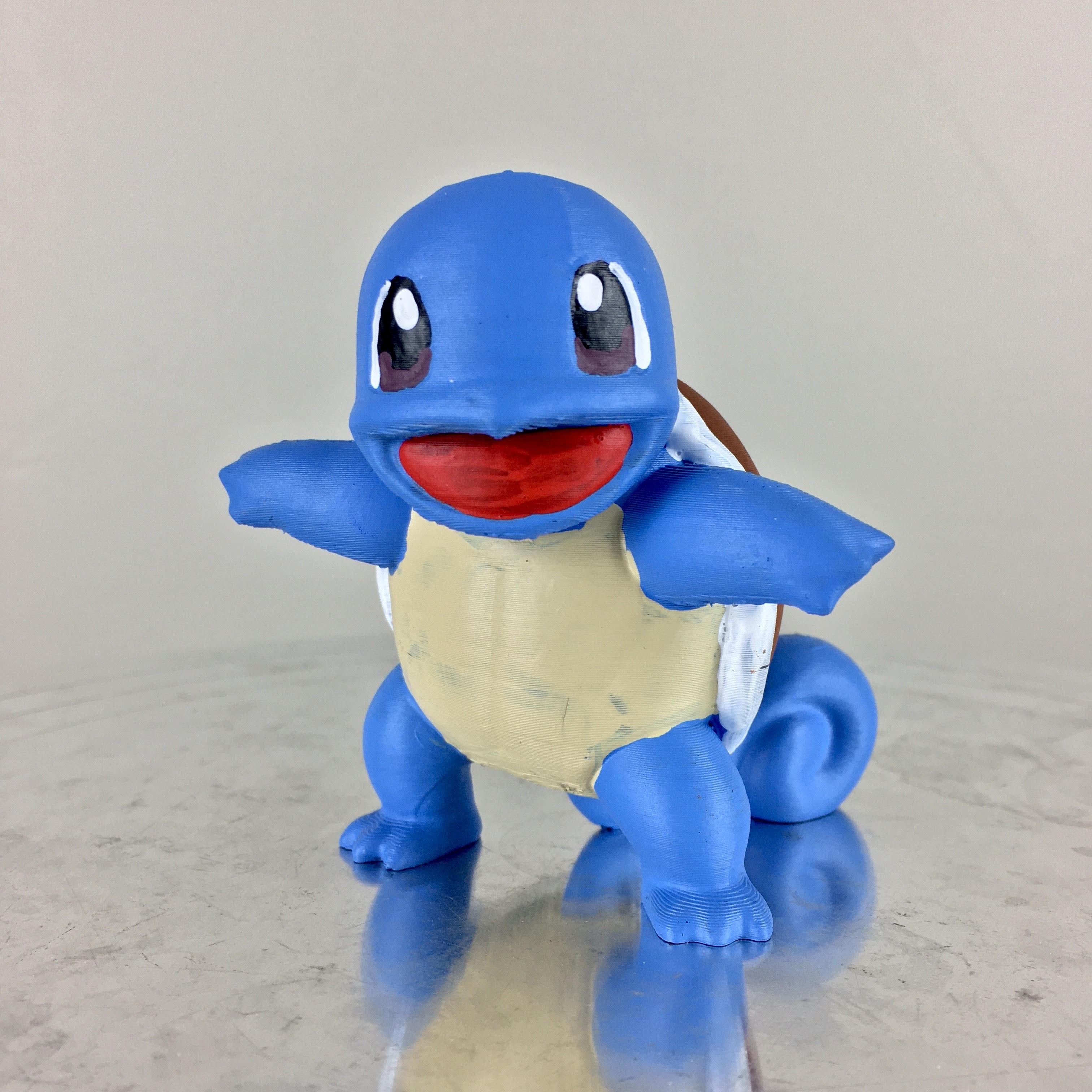 Squirtle Figure 3D Printed Hand Painted