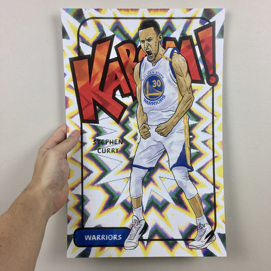 Stephen Curry Kaboom Poster