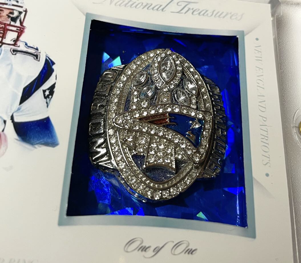 Custom Tom Brady Ring Card