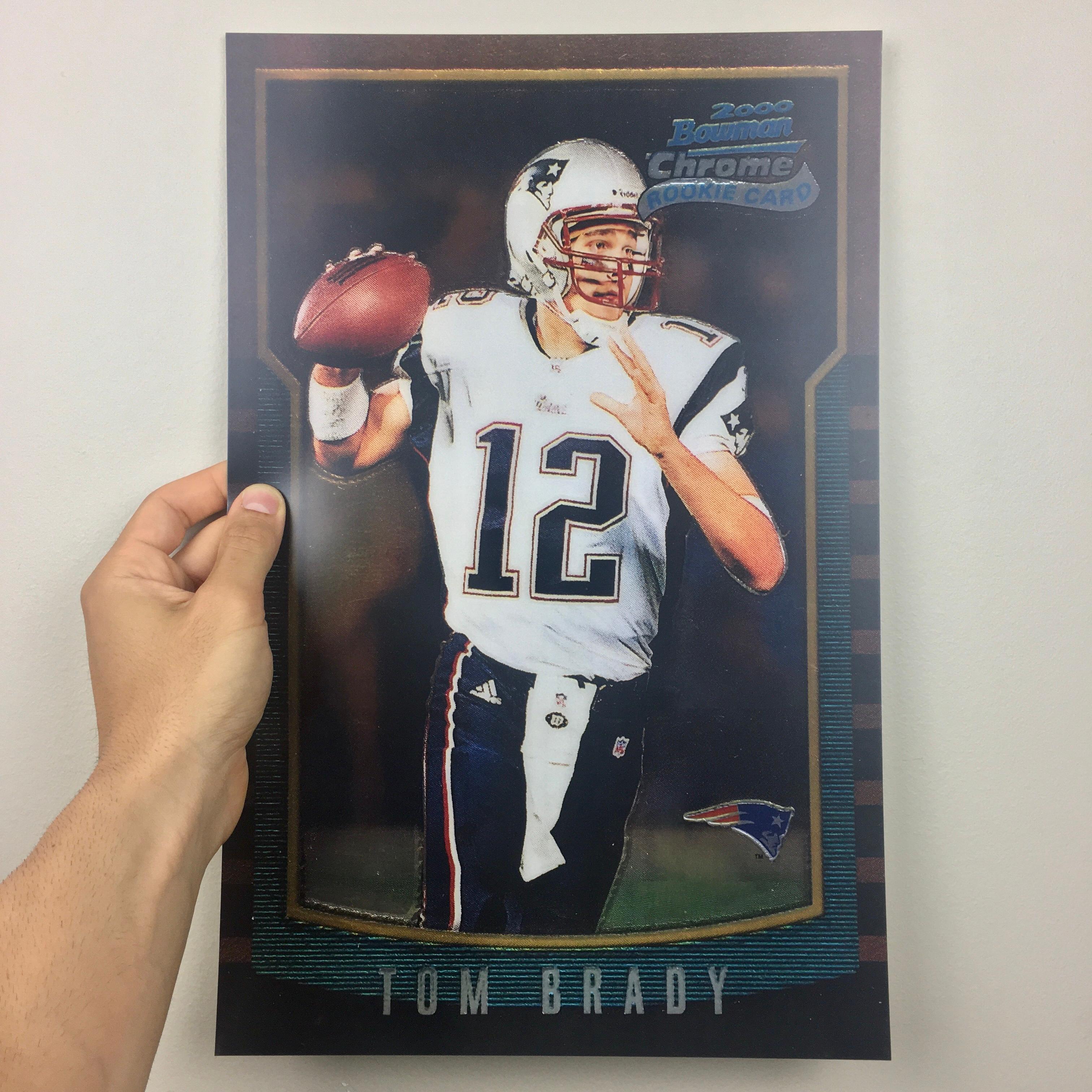 Tom Brady Rookie Poster