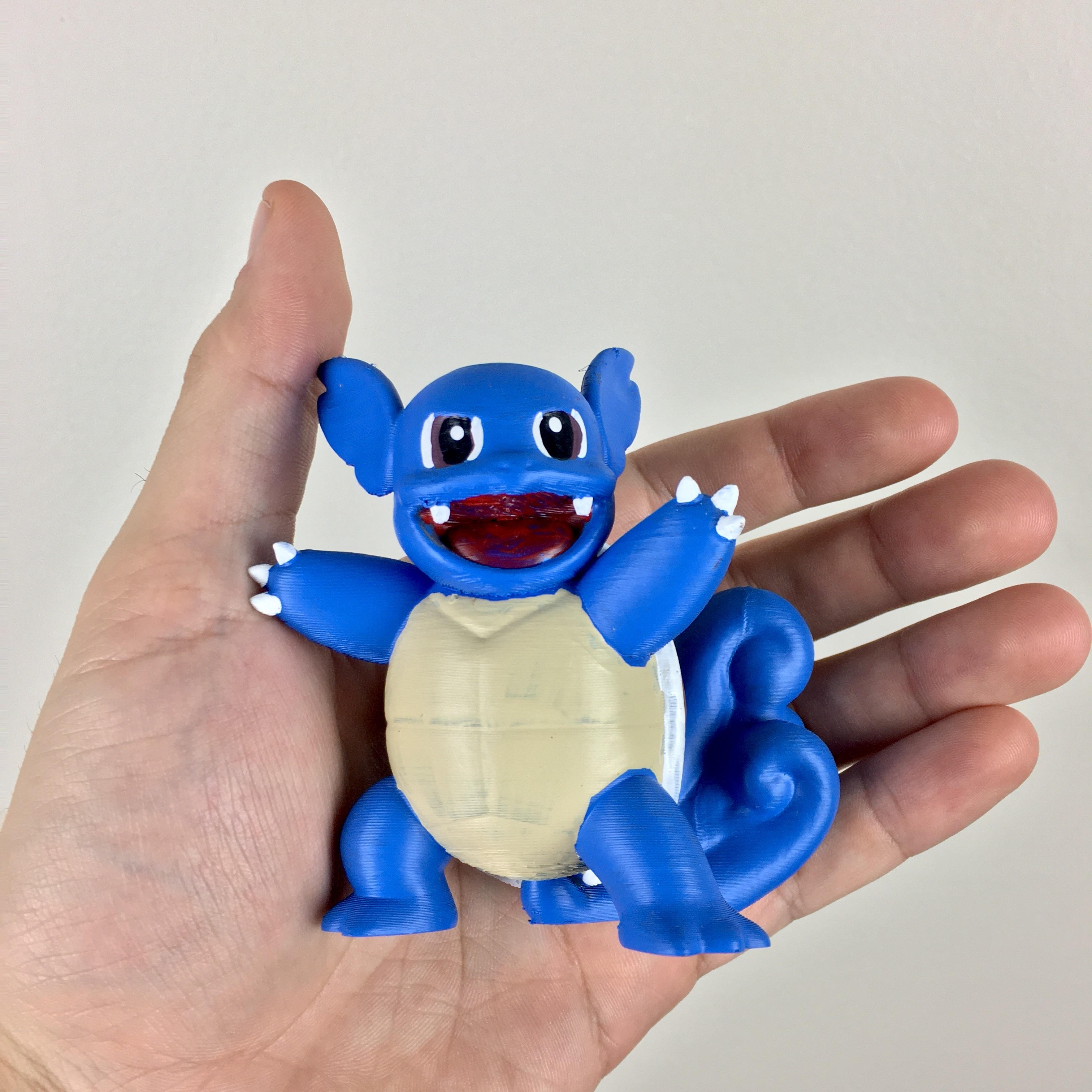 Wartortle Figure 3D Printed Hand Painted