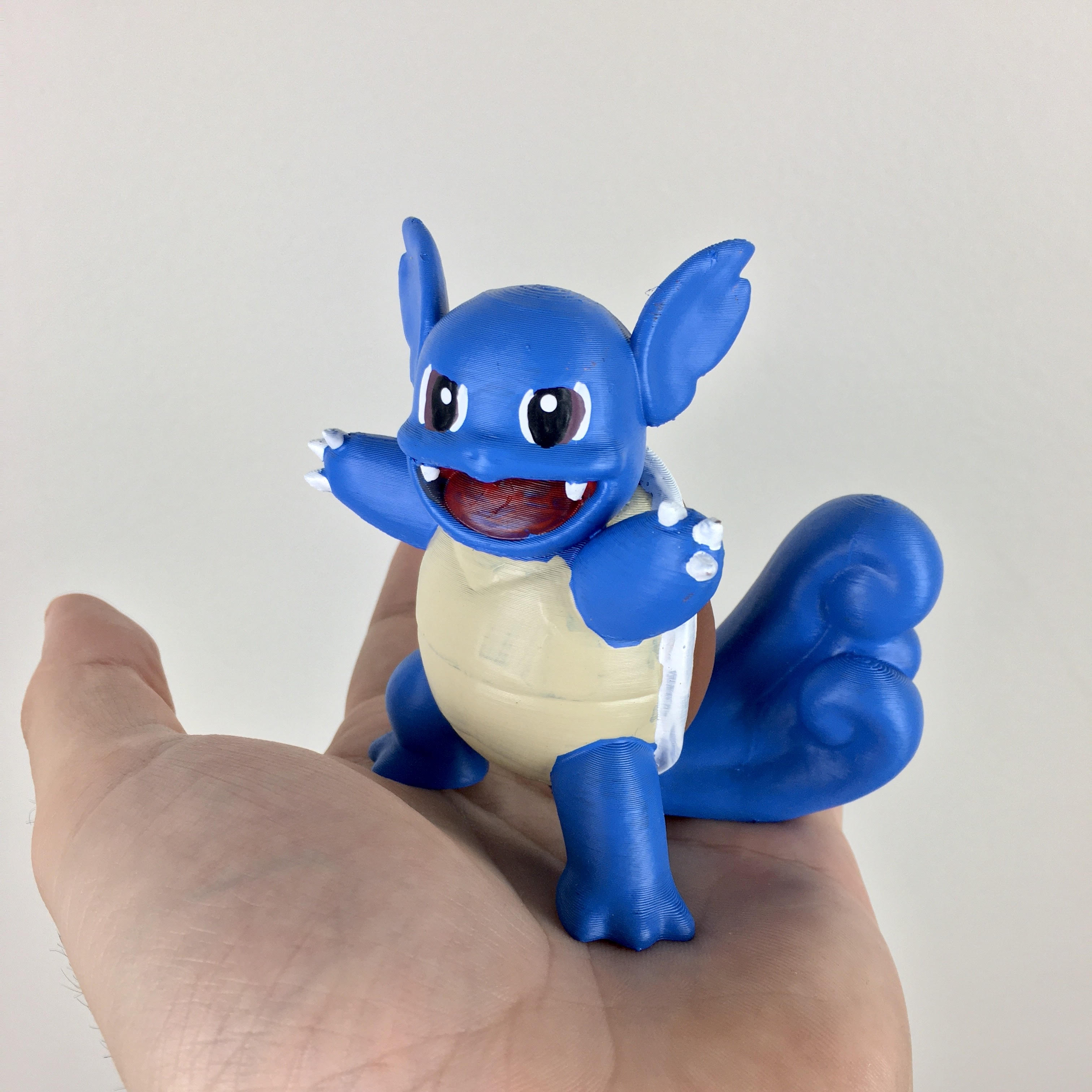 Wartortle Figure 3D Printed Hand Painted