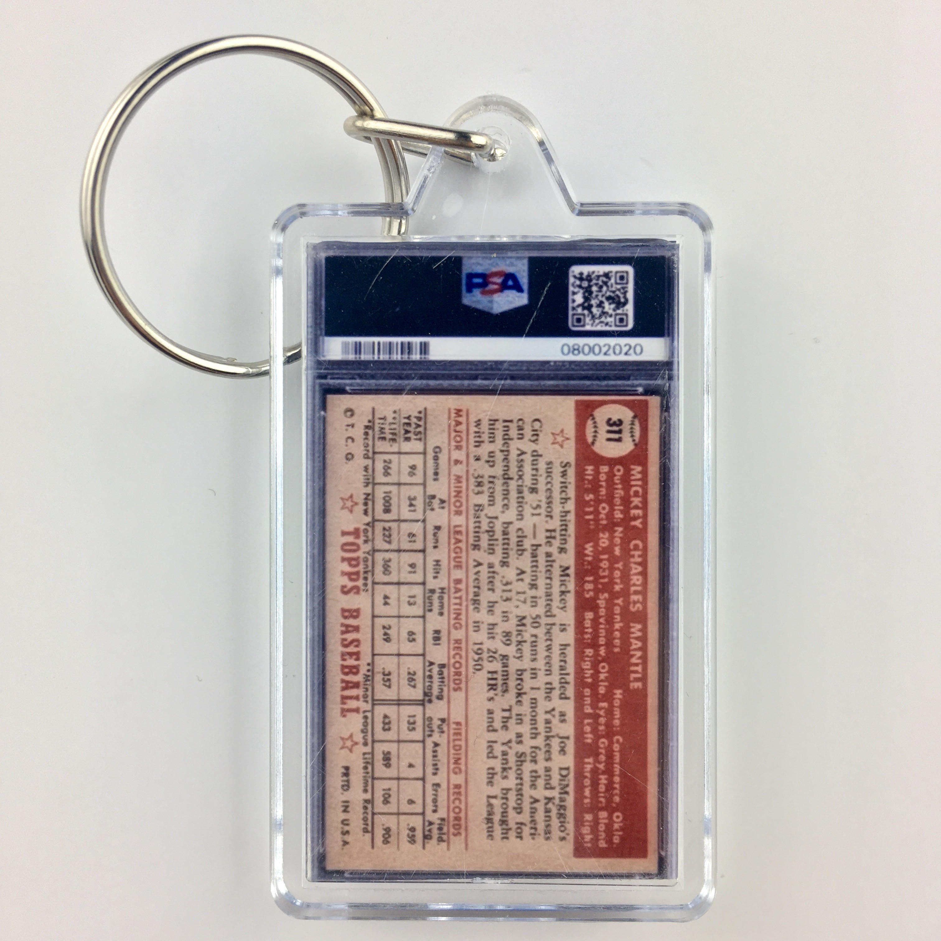 Mickey Mantle Keychain