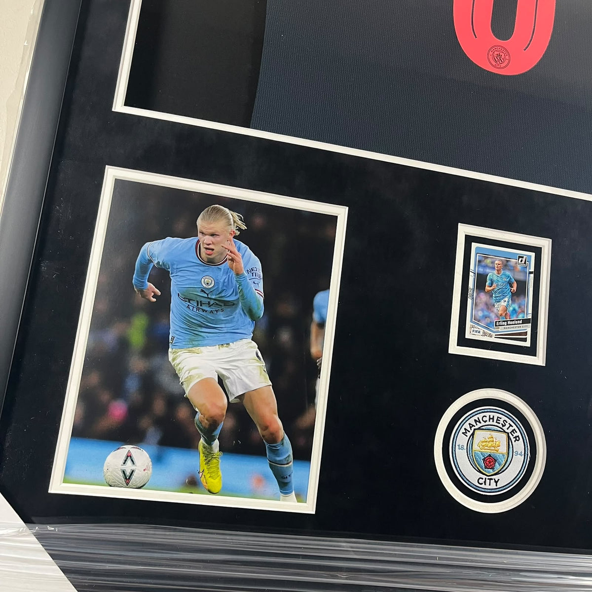 Erling Haaland Signed Jersey Framed