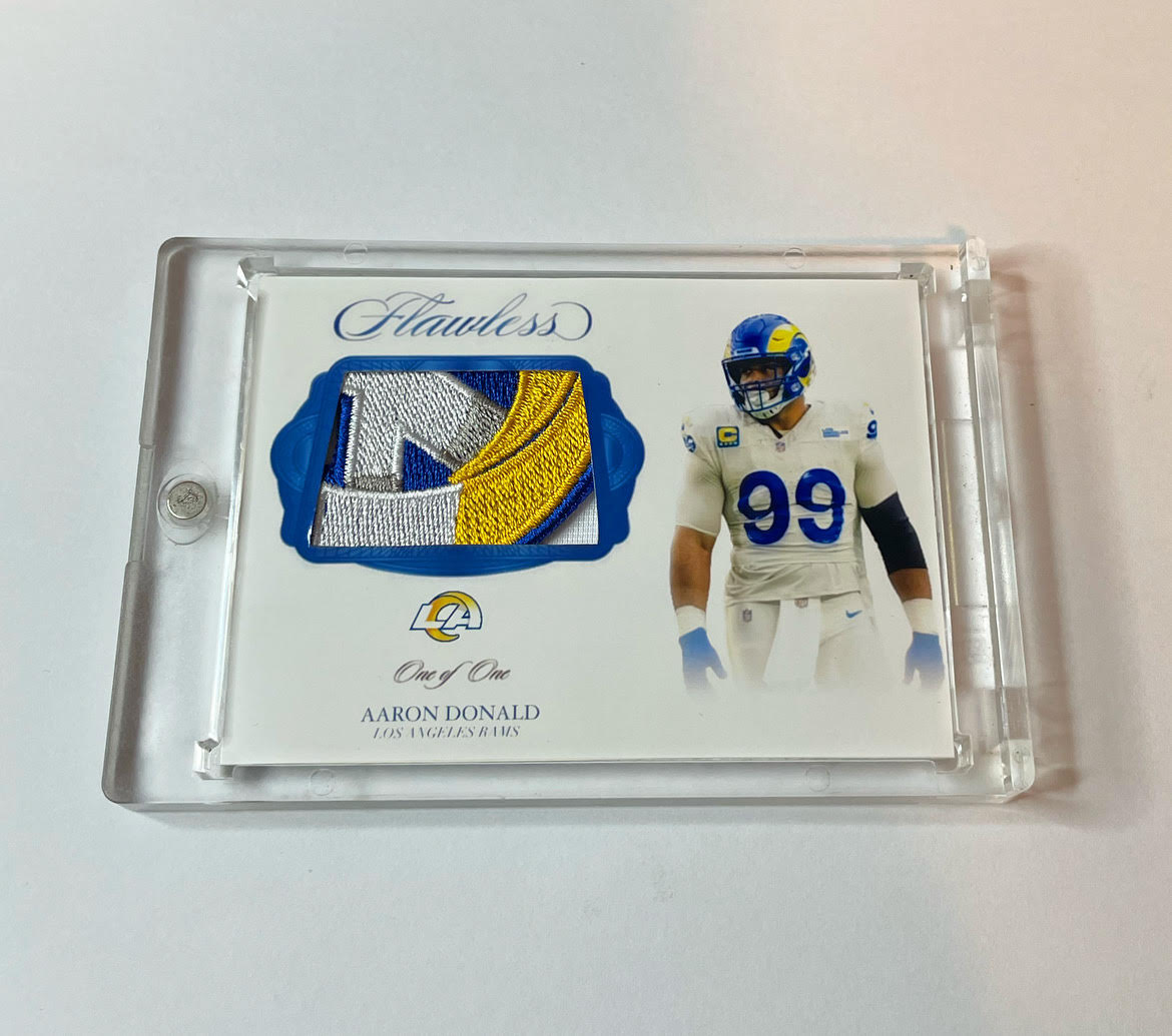 Custom Aaron Donald Patch Card