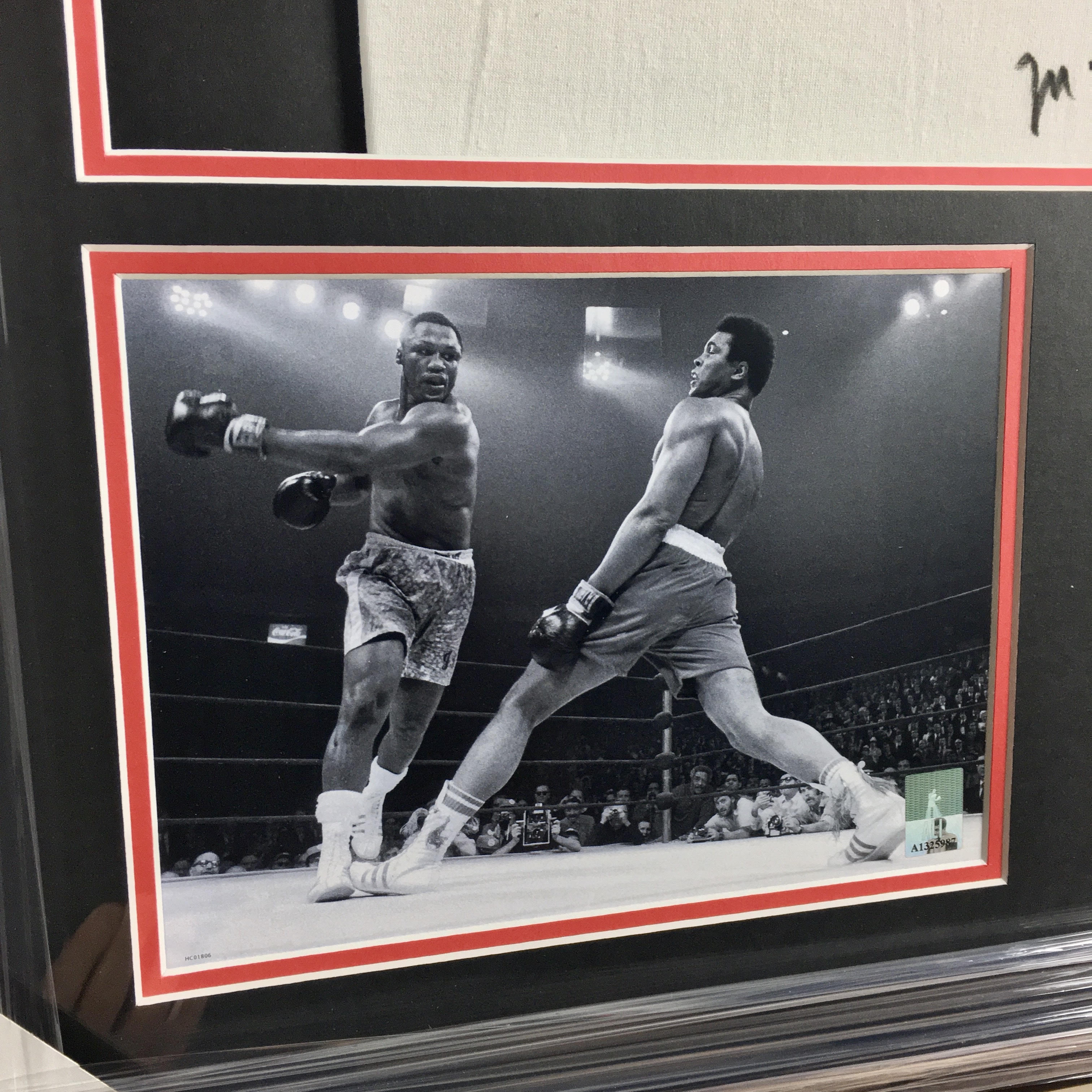 Muhammad Ali Signed Shirt Framed