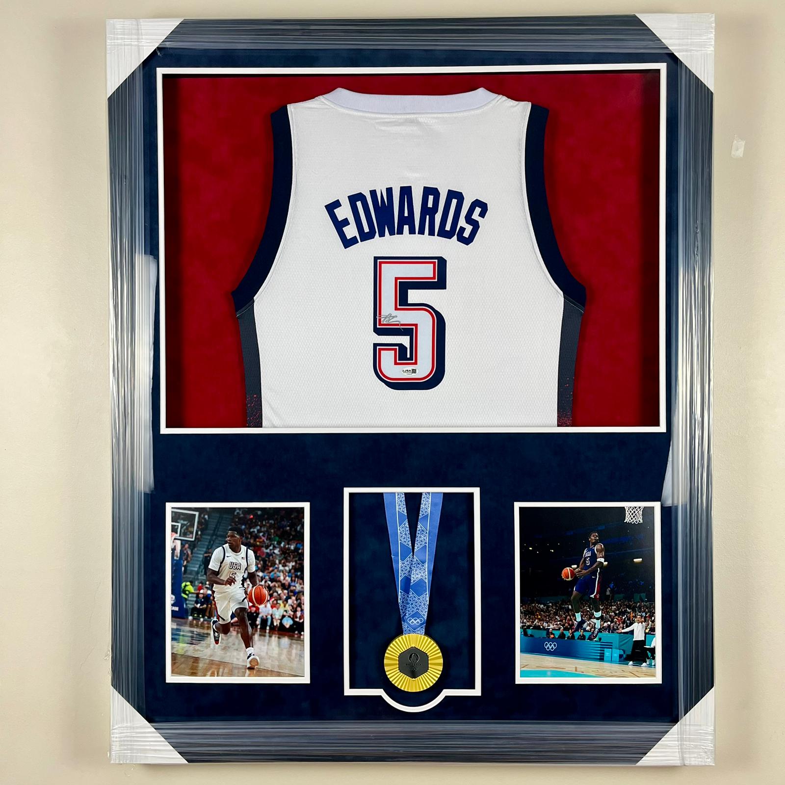 Anthony Edwards Signed Jersey