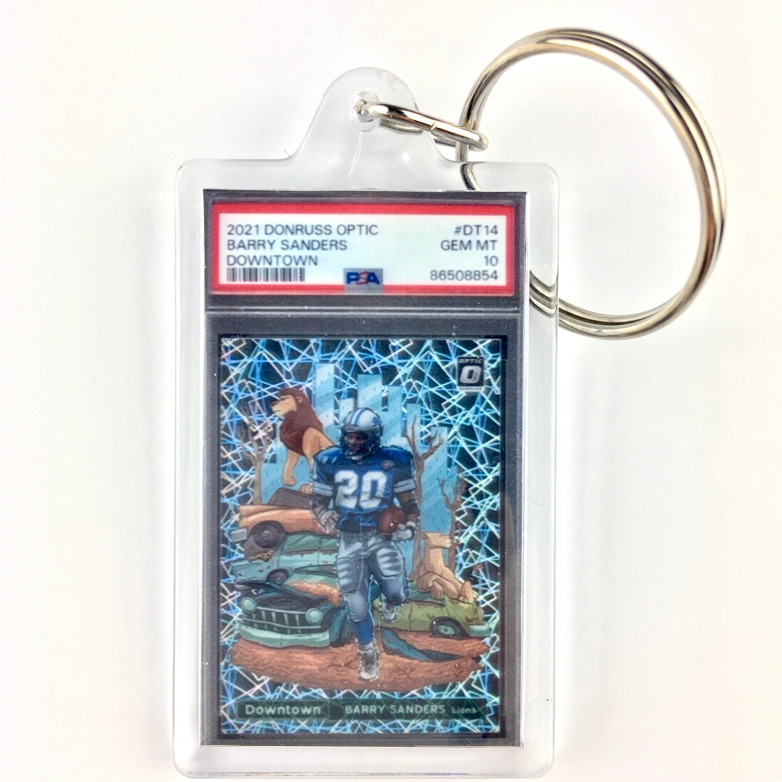 Barry Sanders Keychain