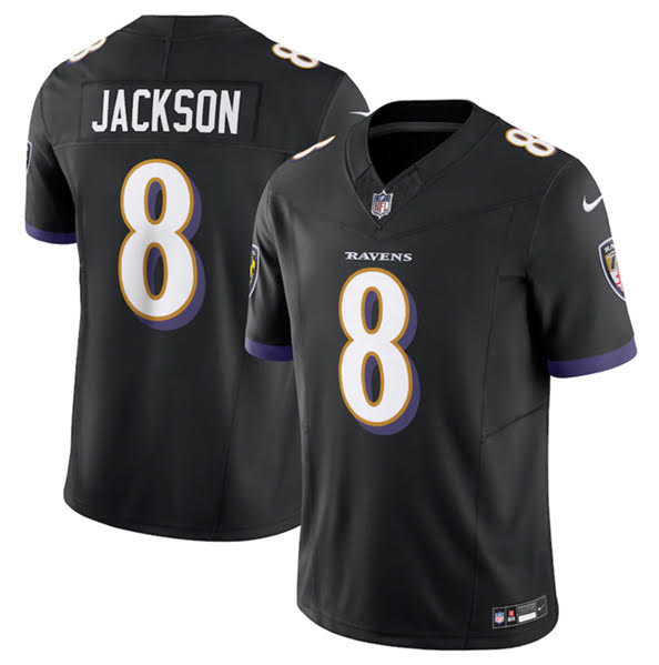 Baltimore Ravens Lamar Jackson Jersey Black