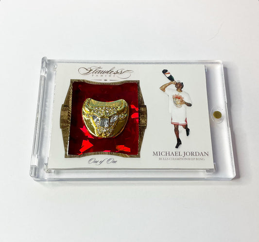 Custom Michael Jordan Championship Ring Card 1997
