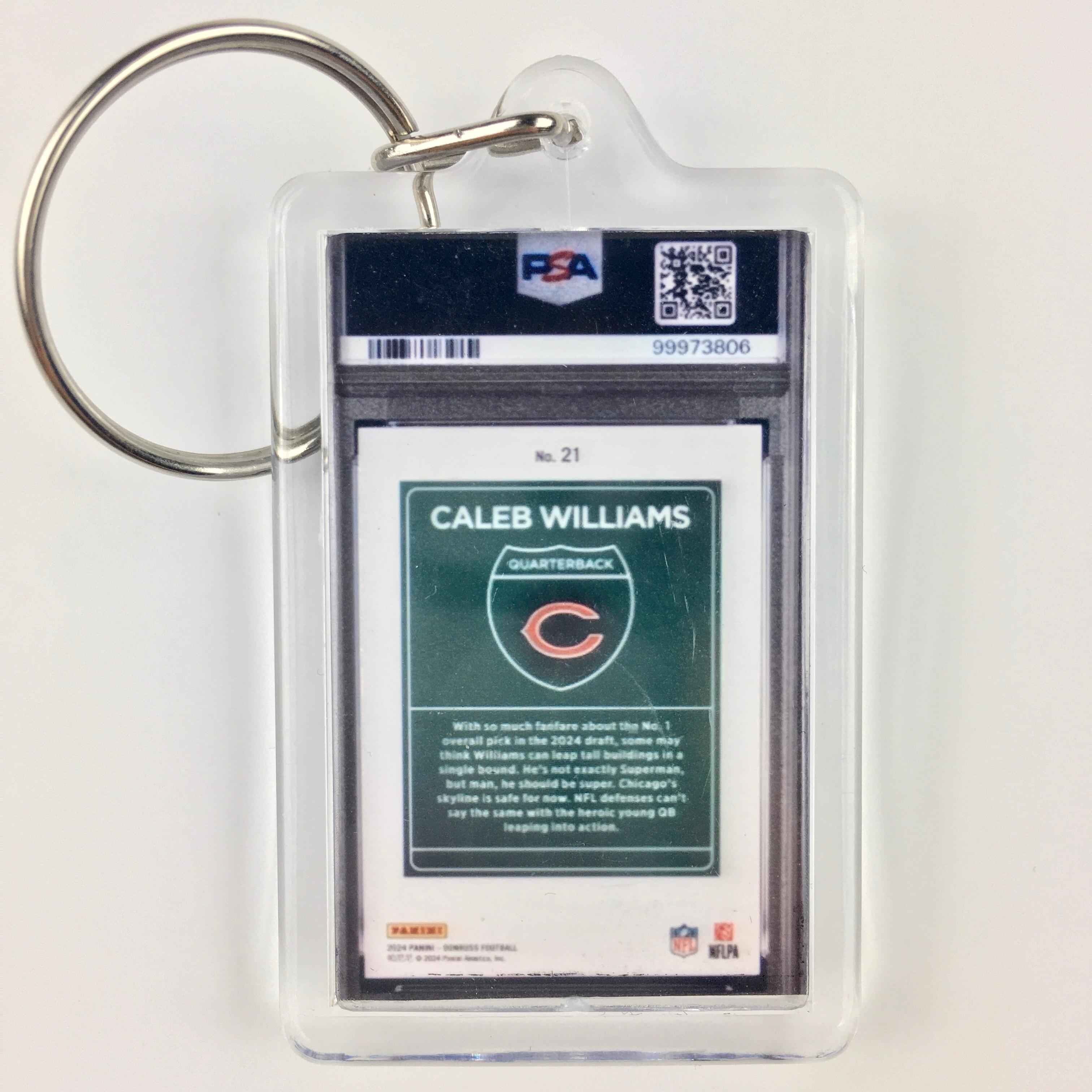 Caleb Williams Keychain