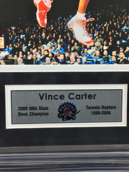 Vince Carter Signed Jersey Framed