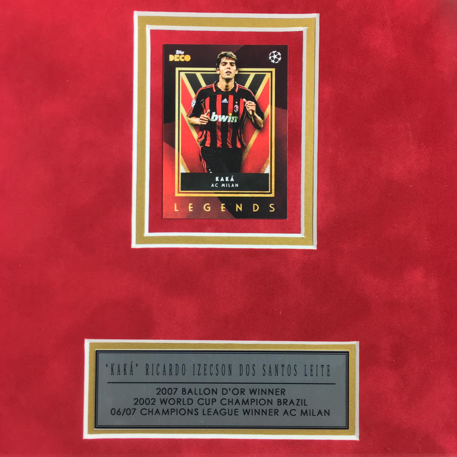 Kaka Signed Jersey Framed