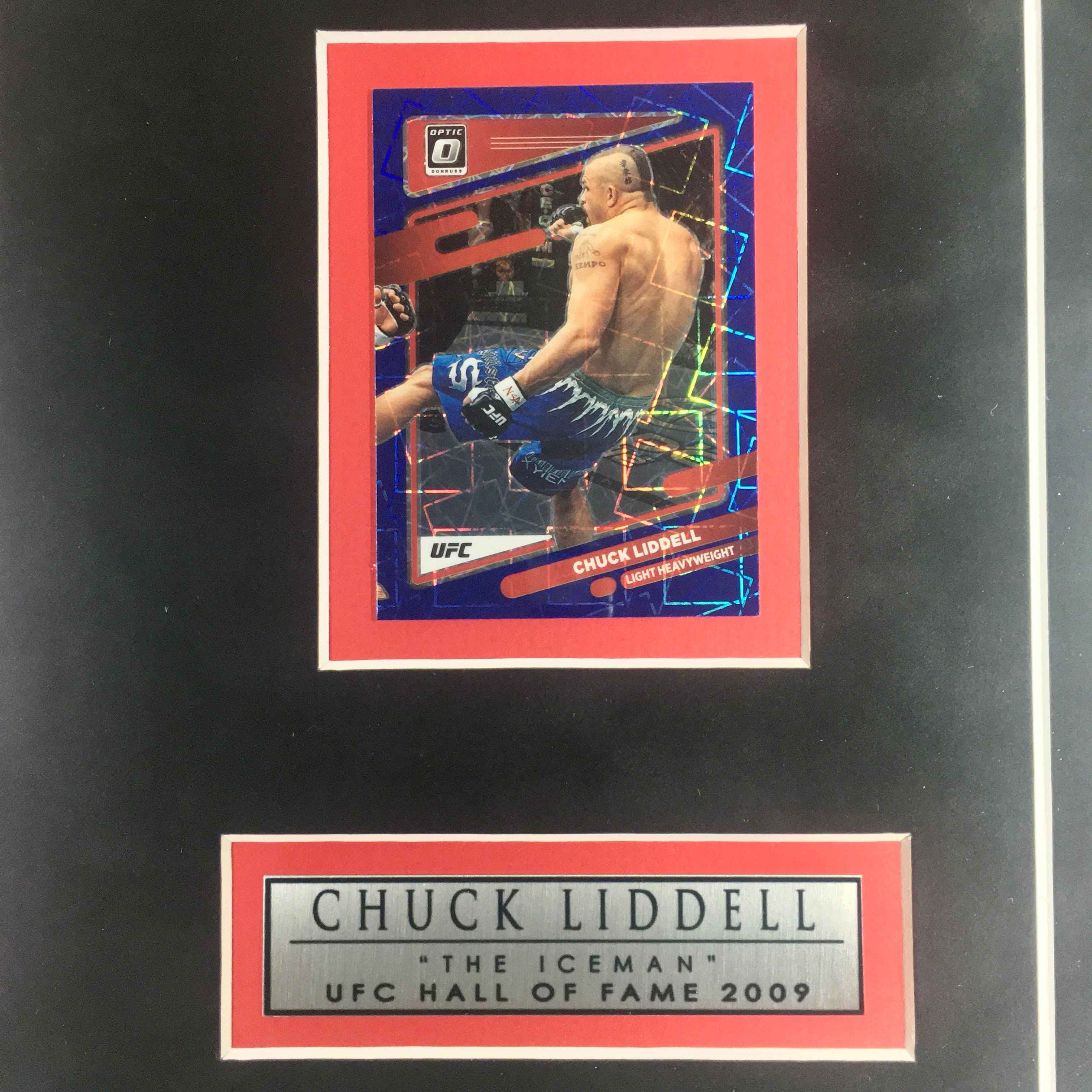 Chuck Liddell Signed Glove Framed