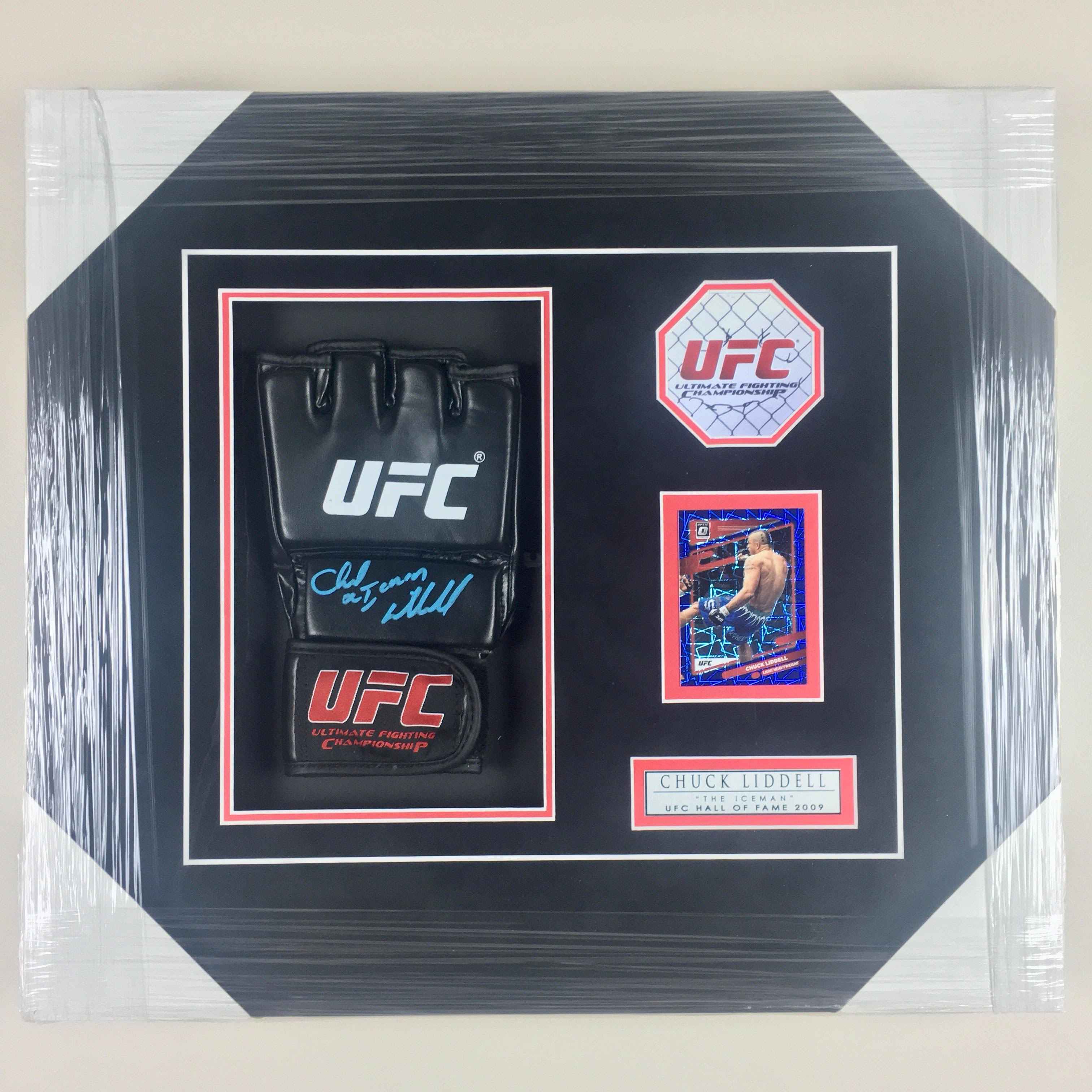 Chuck Liddell Signed Glove Framed