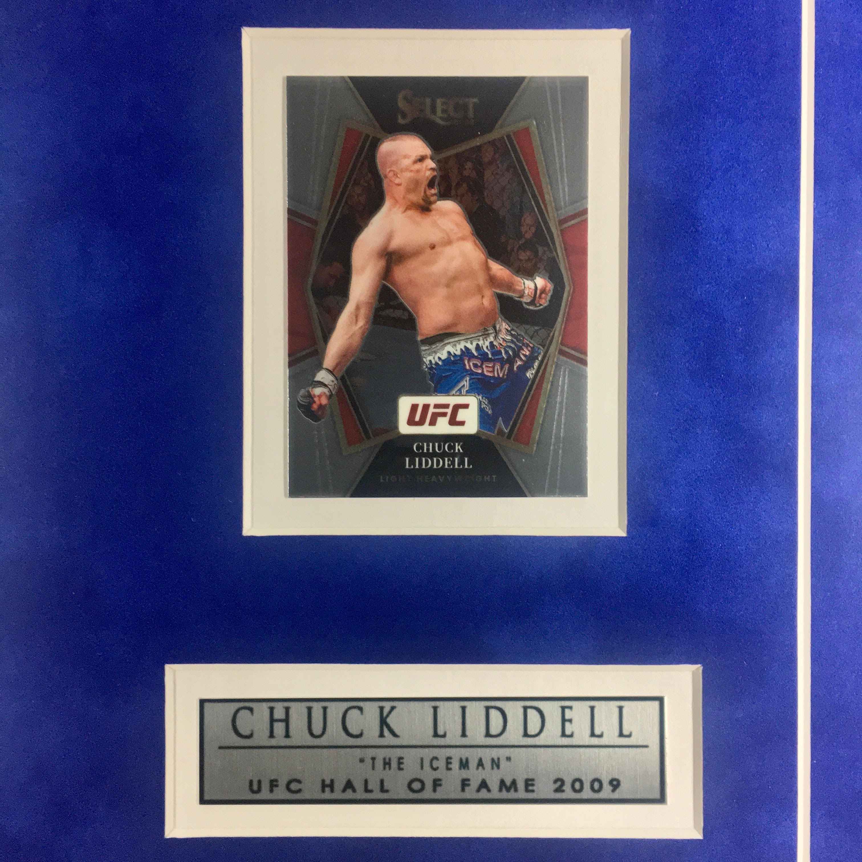 Chuck Liddell Signed Glove Framed