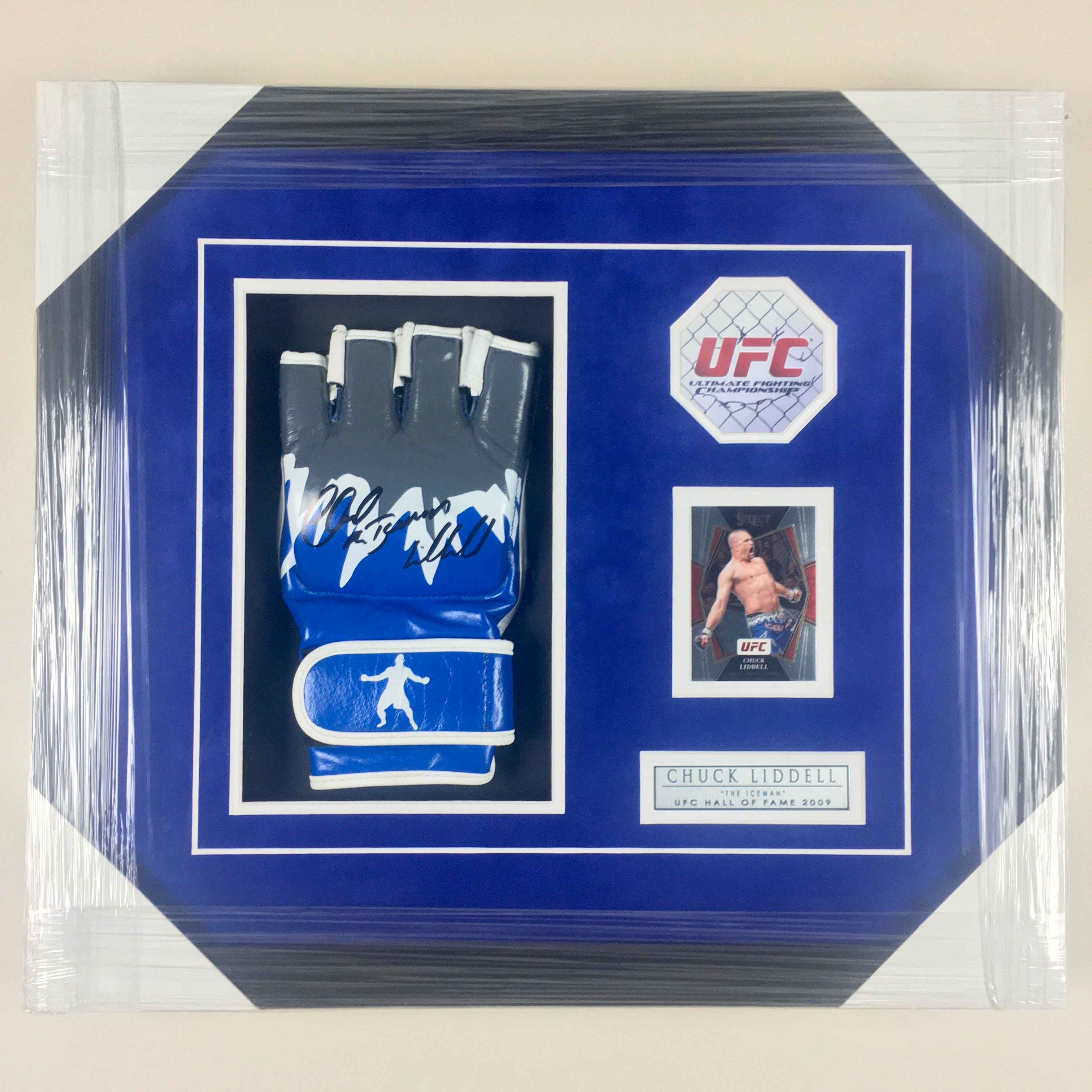 Chuck Liddell Signed Glove Framed