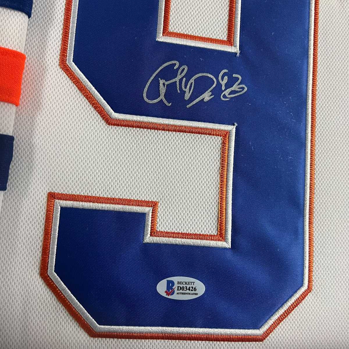 Connor McDavid Signed Jersey Framed