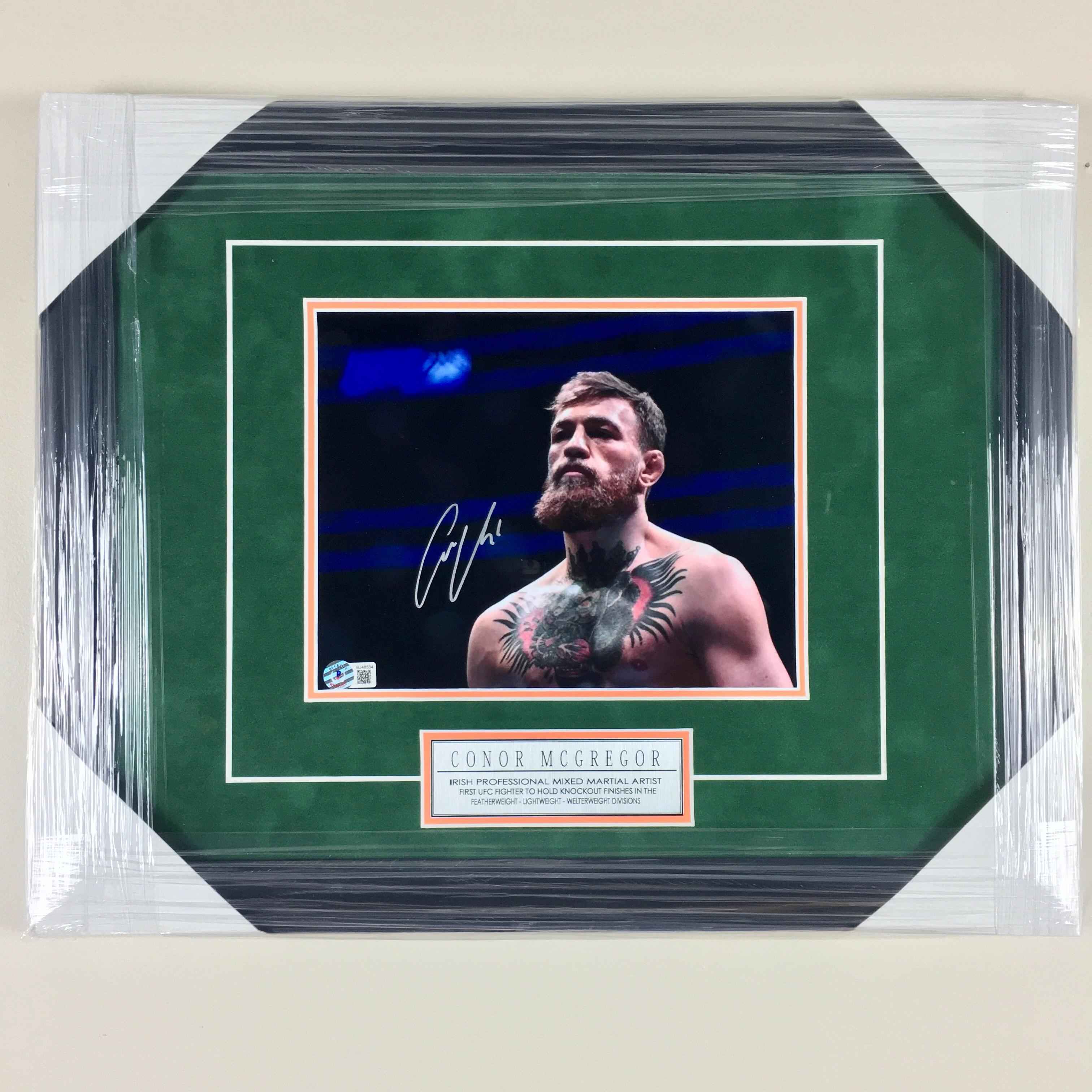 Conor McGregor Signed Photo Framed