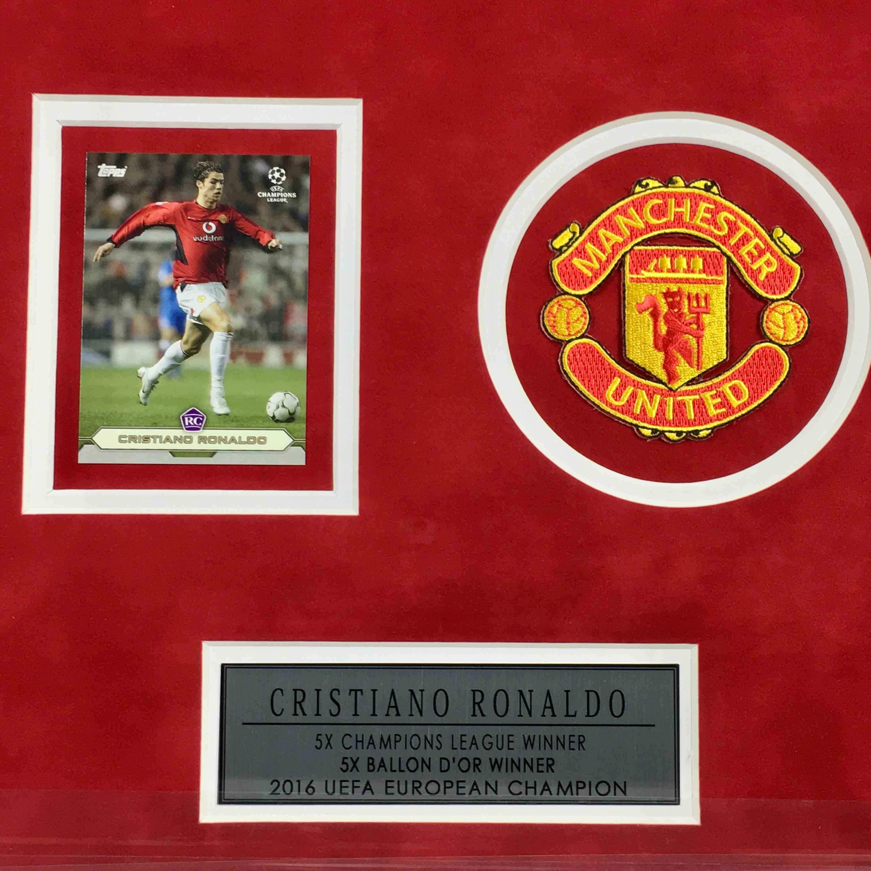 Cristiano Ronaldo Signed Jersey Framed