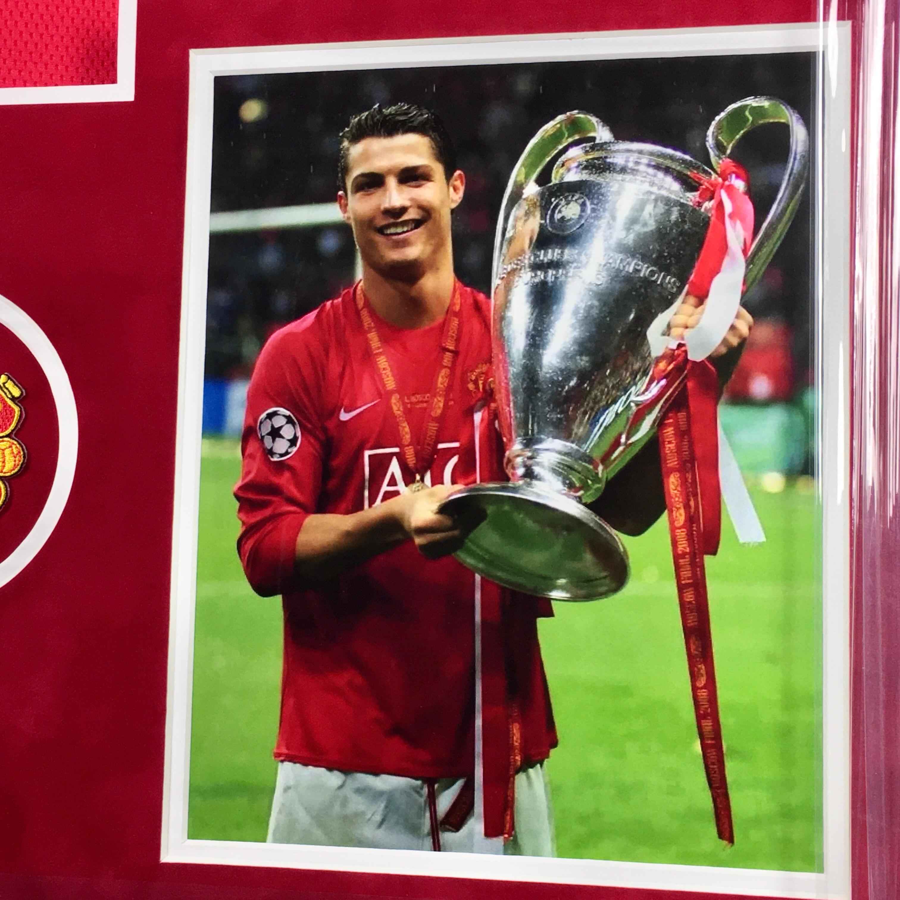 Cristiano Ronaldo Signed Jersey Framed