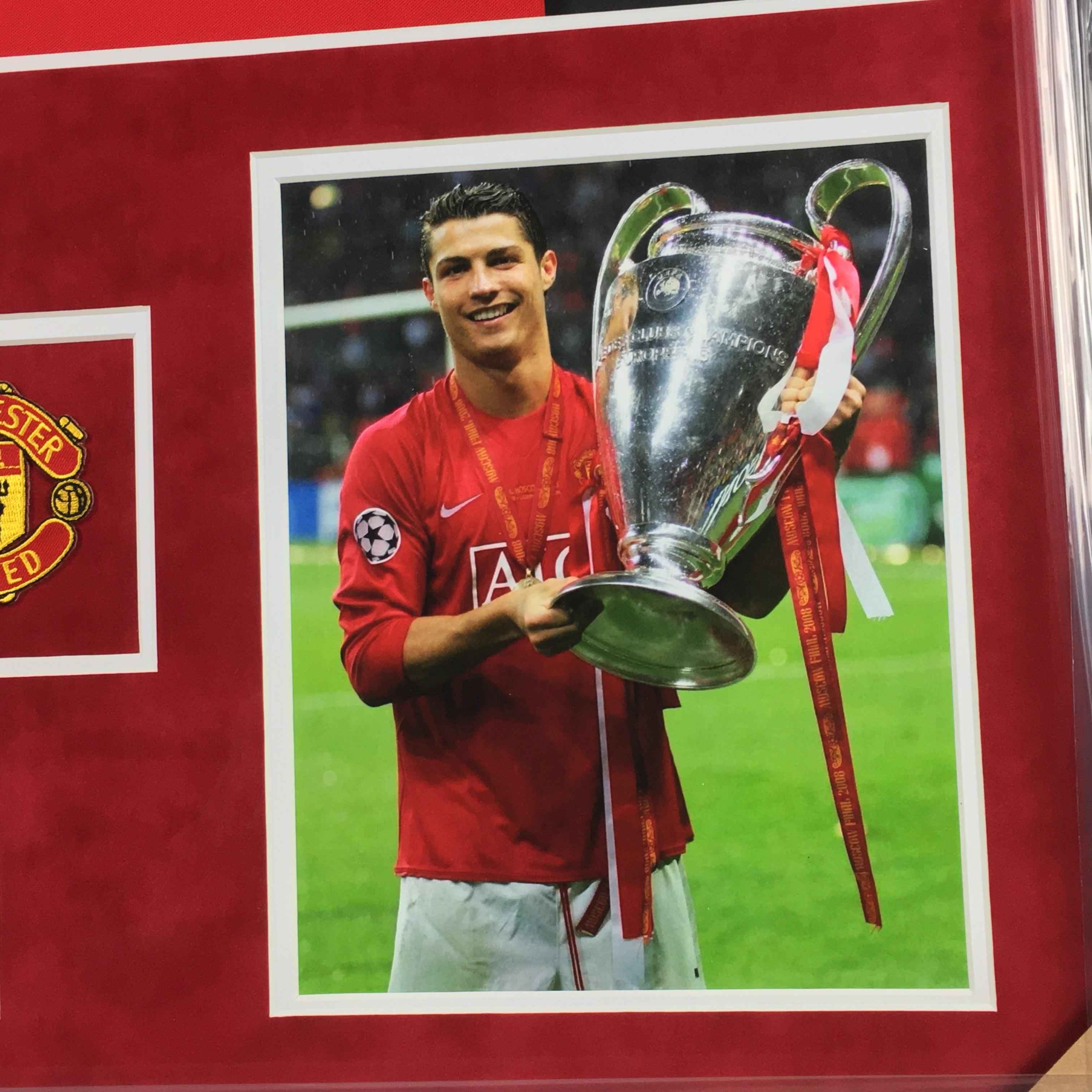 Cristiano Ronaldo Signed Jersey Framed