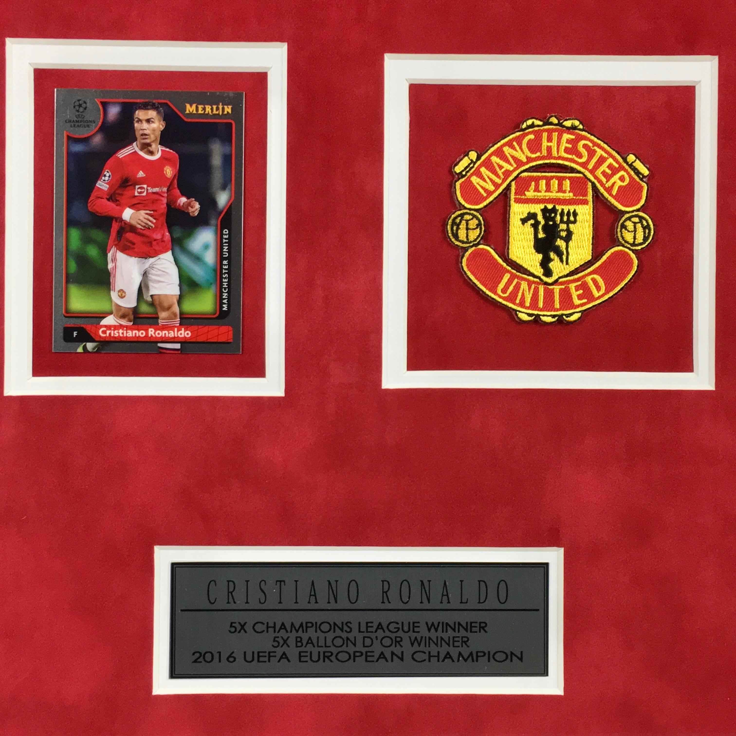 Cristiano Ronaldo Signed Jersey Framed