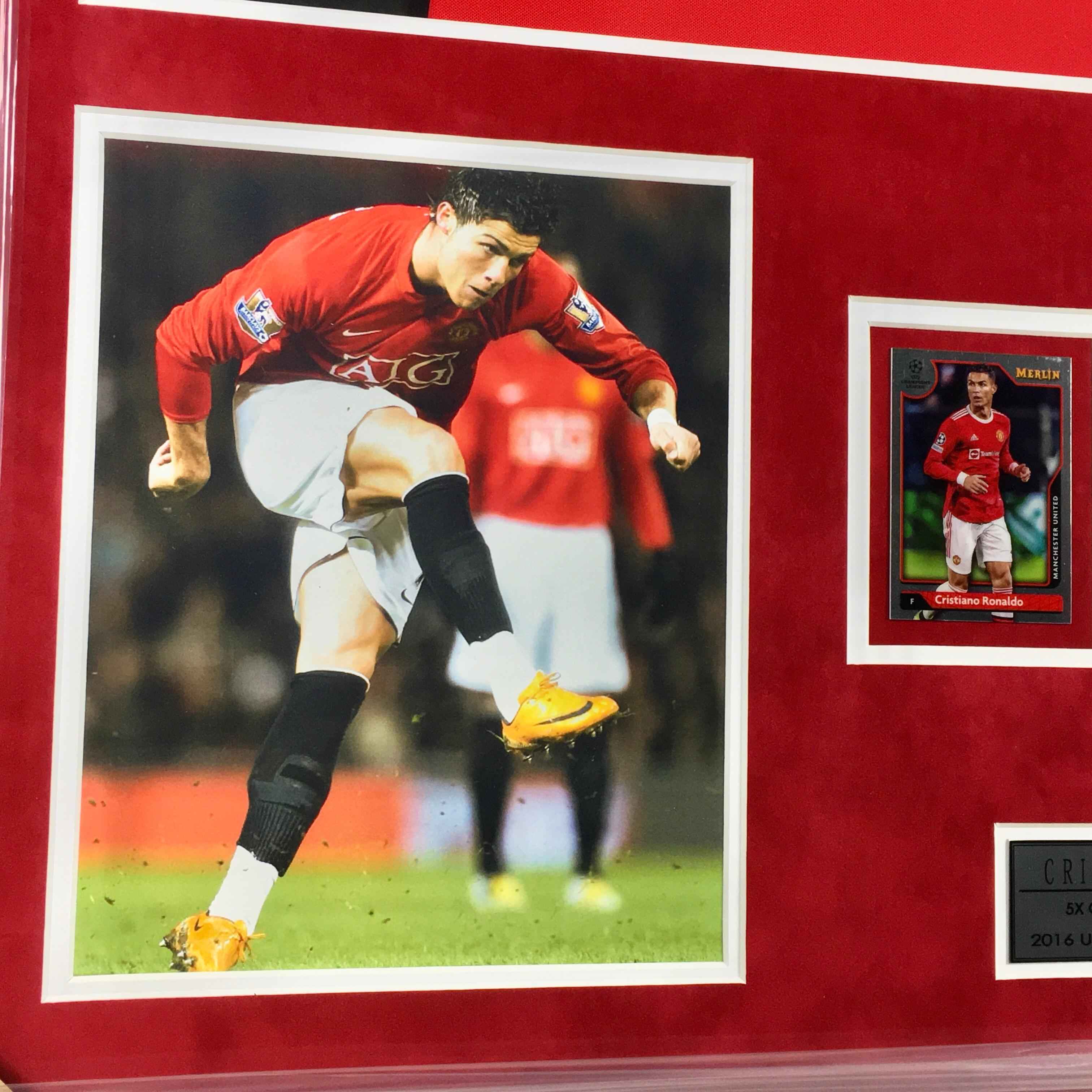 Cristiano Ronaldo Signed Jersey Framed