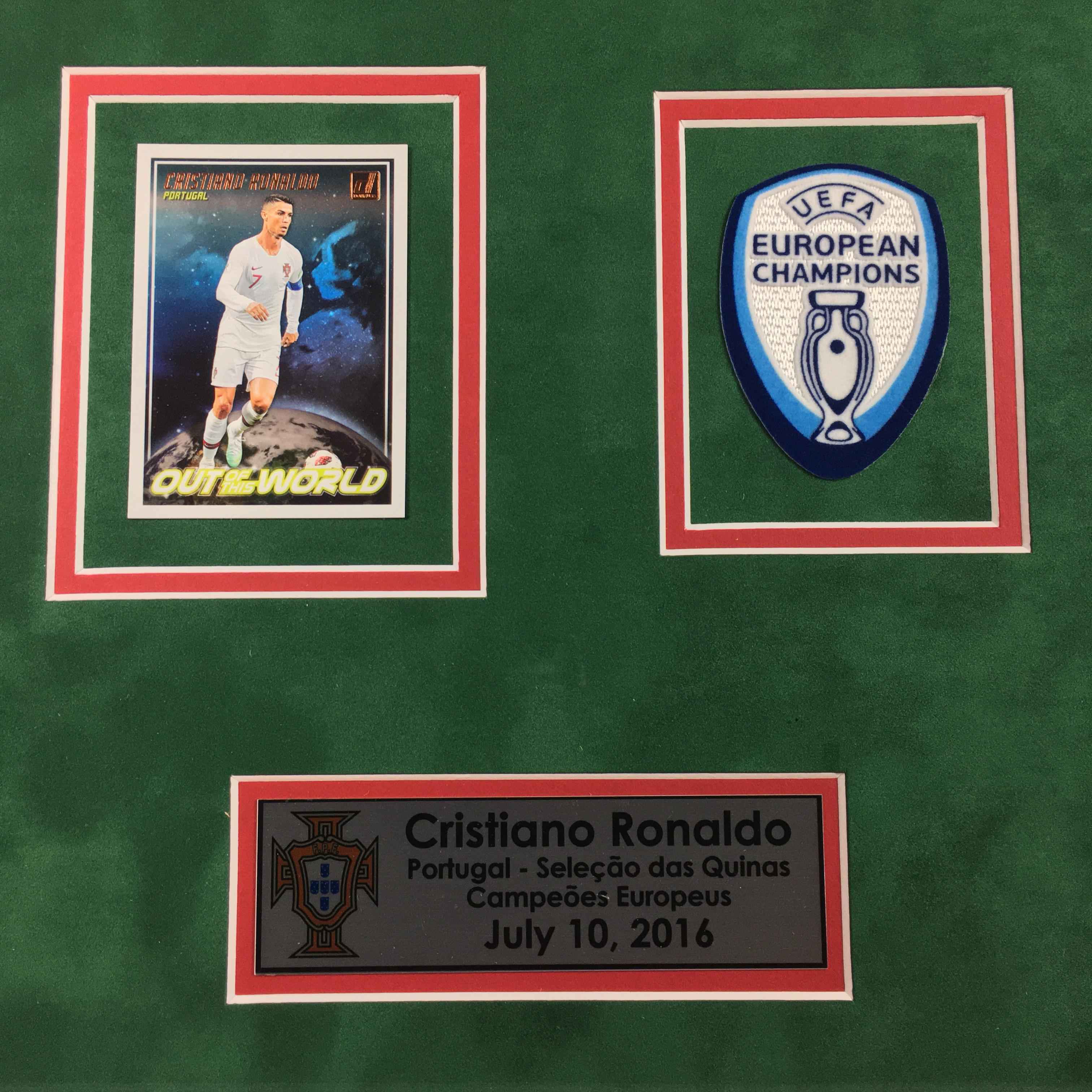 Cristiano Ronaldo Signed Jersey Framed