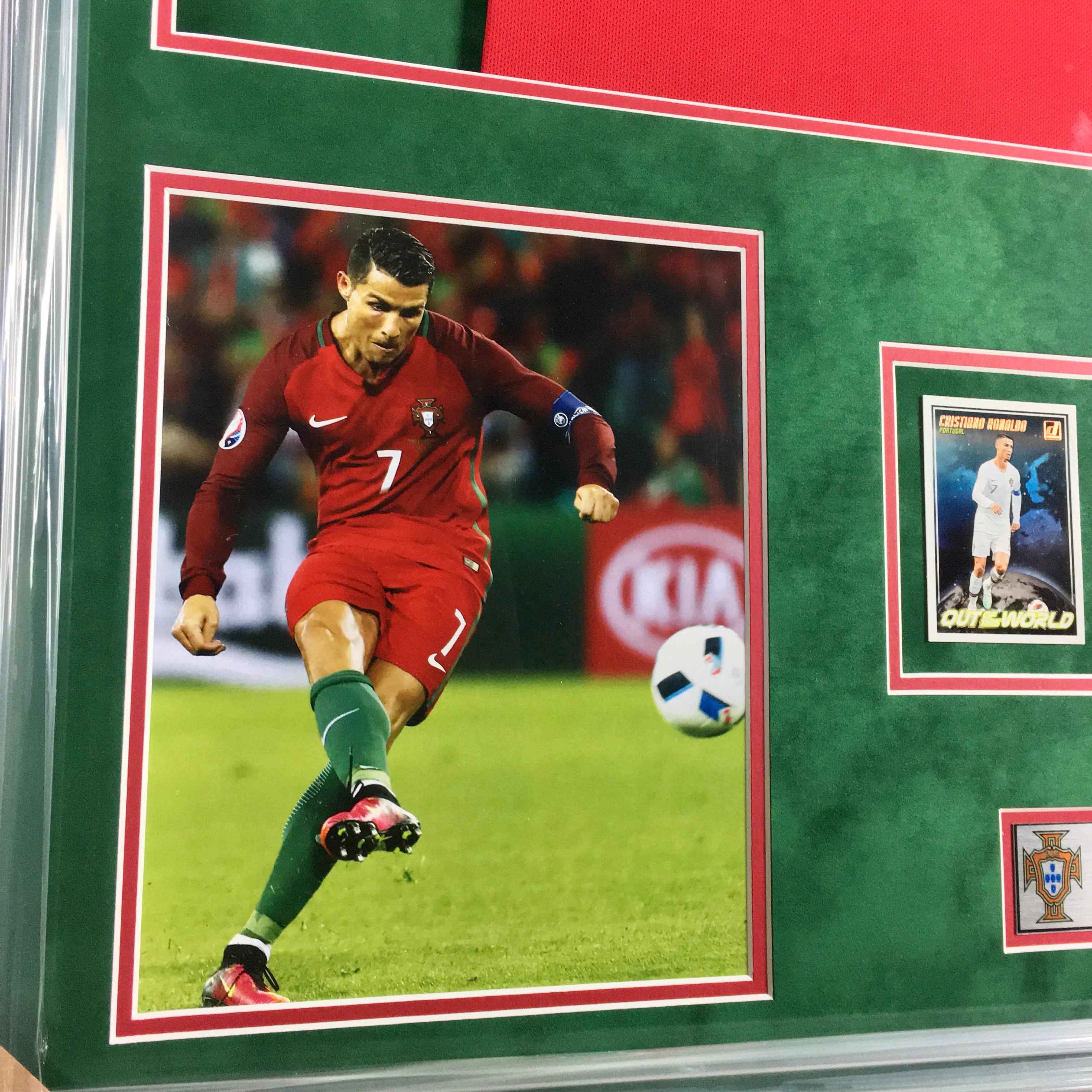 Cristiano Ronaldo Signed Jersey Framed