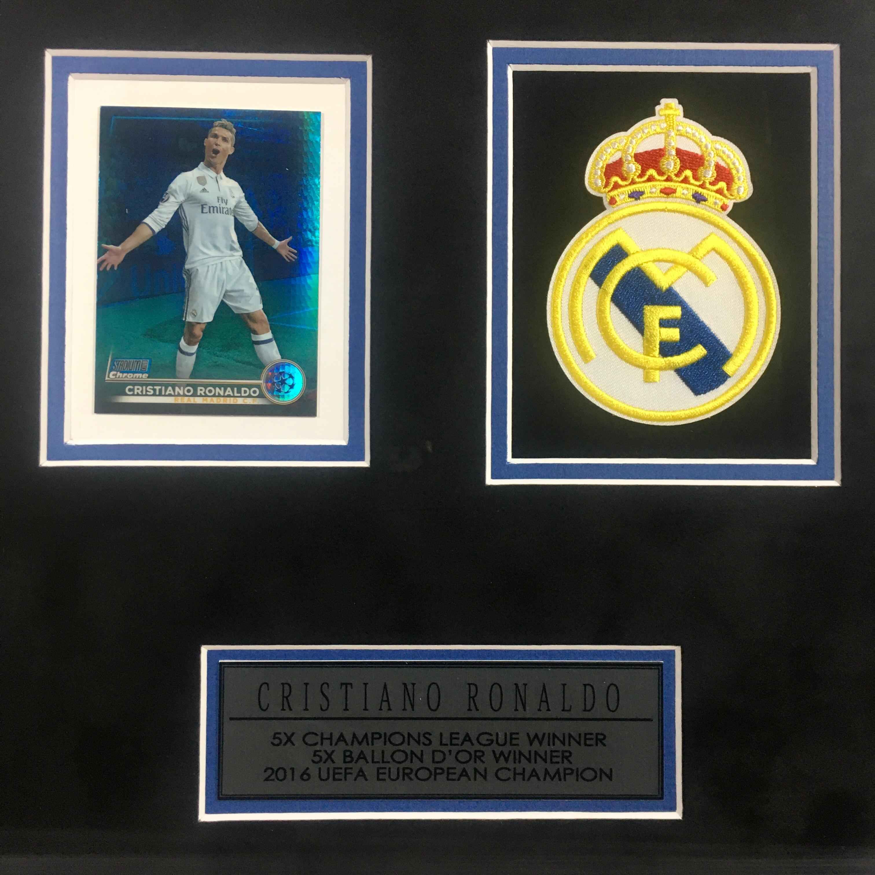 Cristiano Ronaldo Signed Jersey Framed