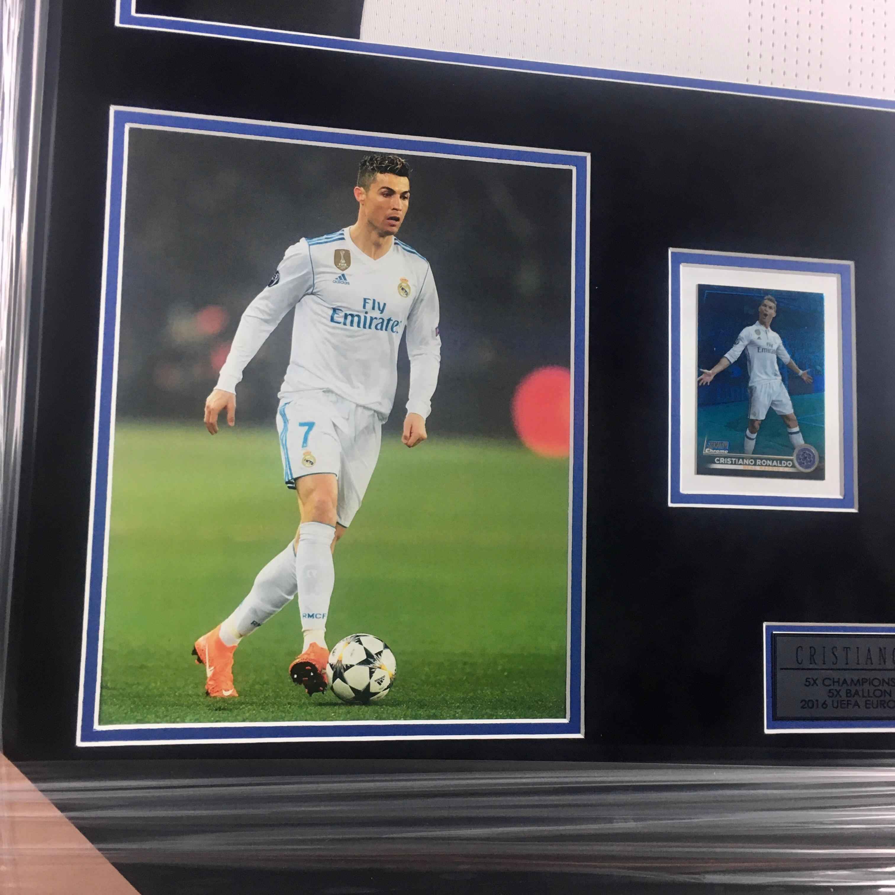 Cristiano Ronaldo Signed Jersey Framed