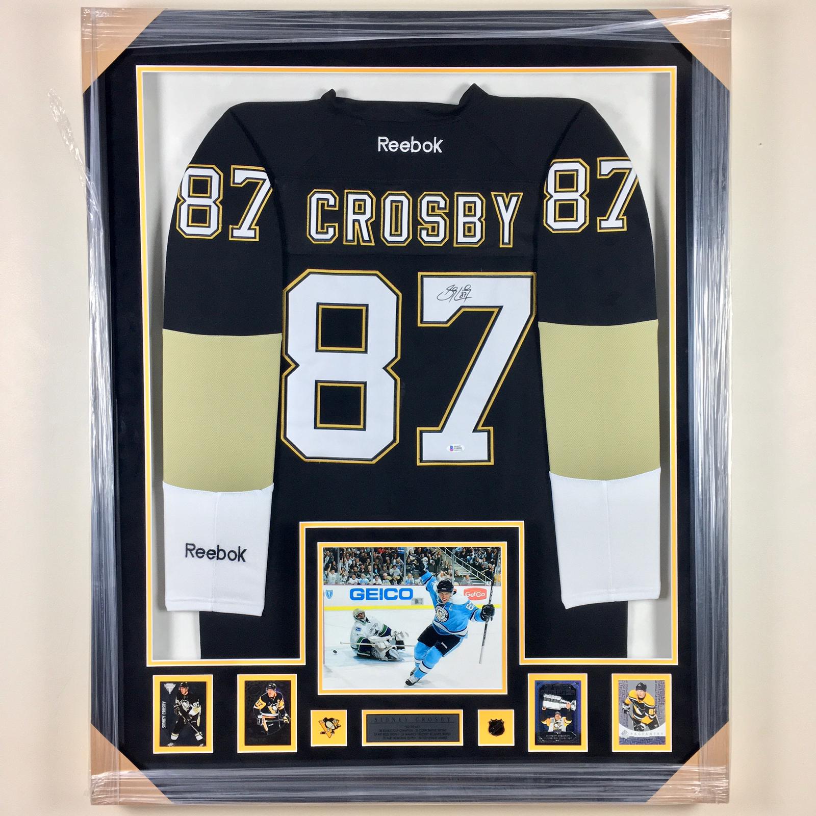 Sidney Crosby Signed Jersey Framed