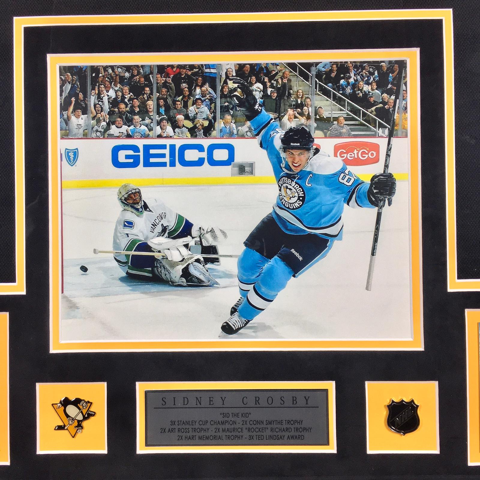 Sidney Crosby Signed Jersey Framed